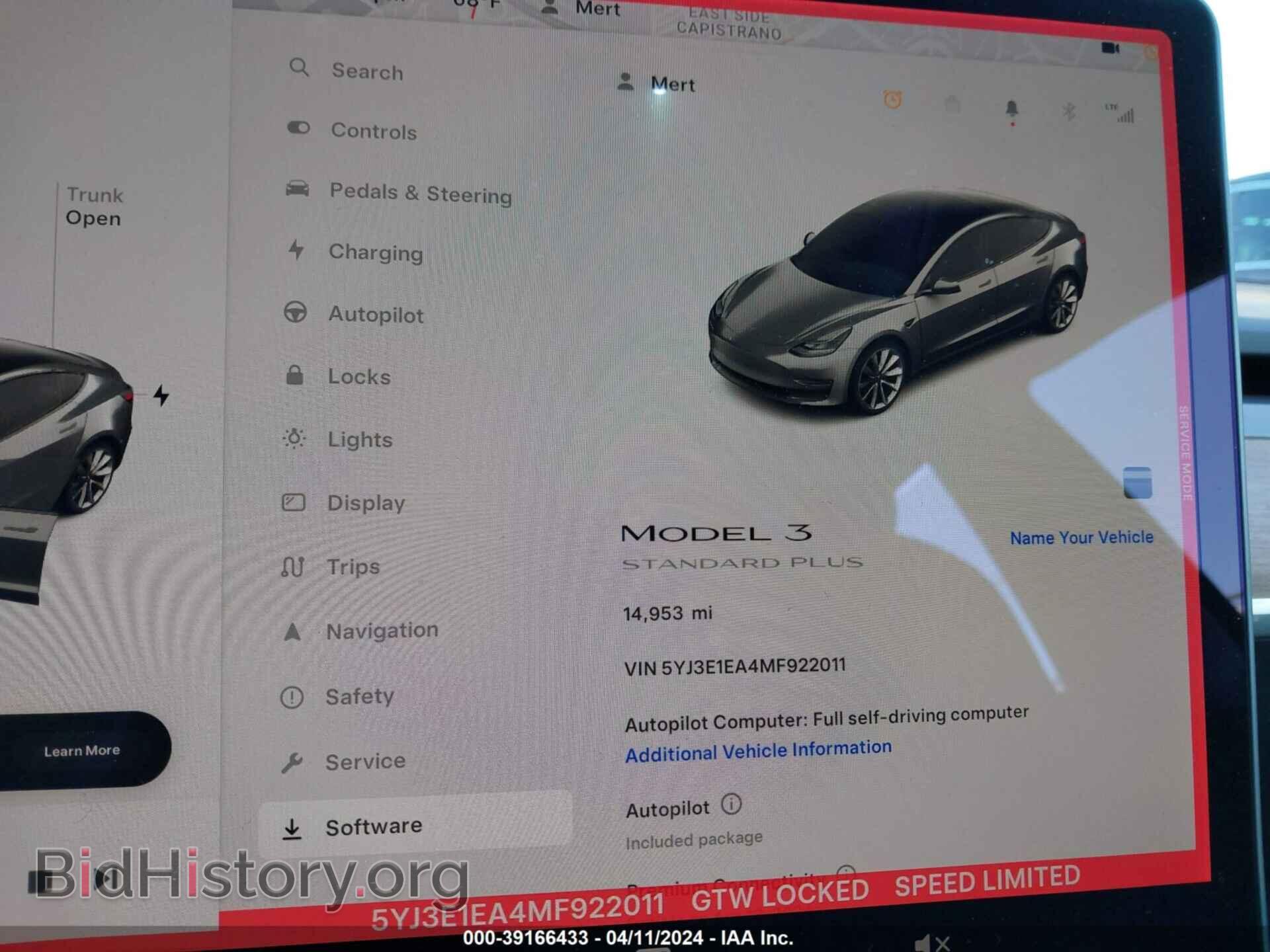 2021 TESLA MODEL 3 - VIN: 5YJ3E1EA4MF922011 - Photo 7