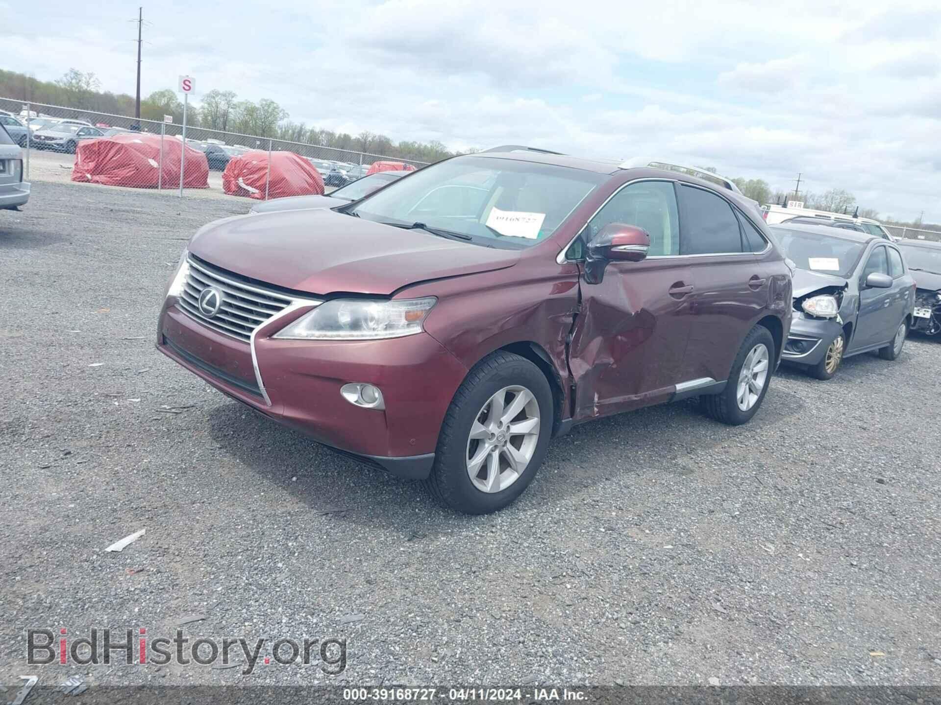 2013 LEXUS RX 350 - VIN: 2T2BK1BA7DC177490 - Фото 2