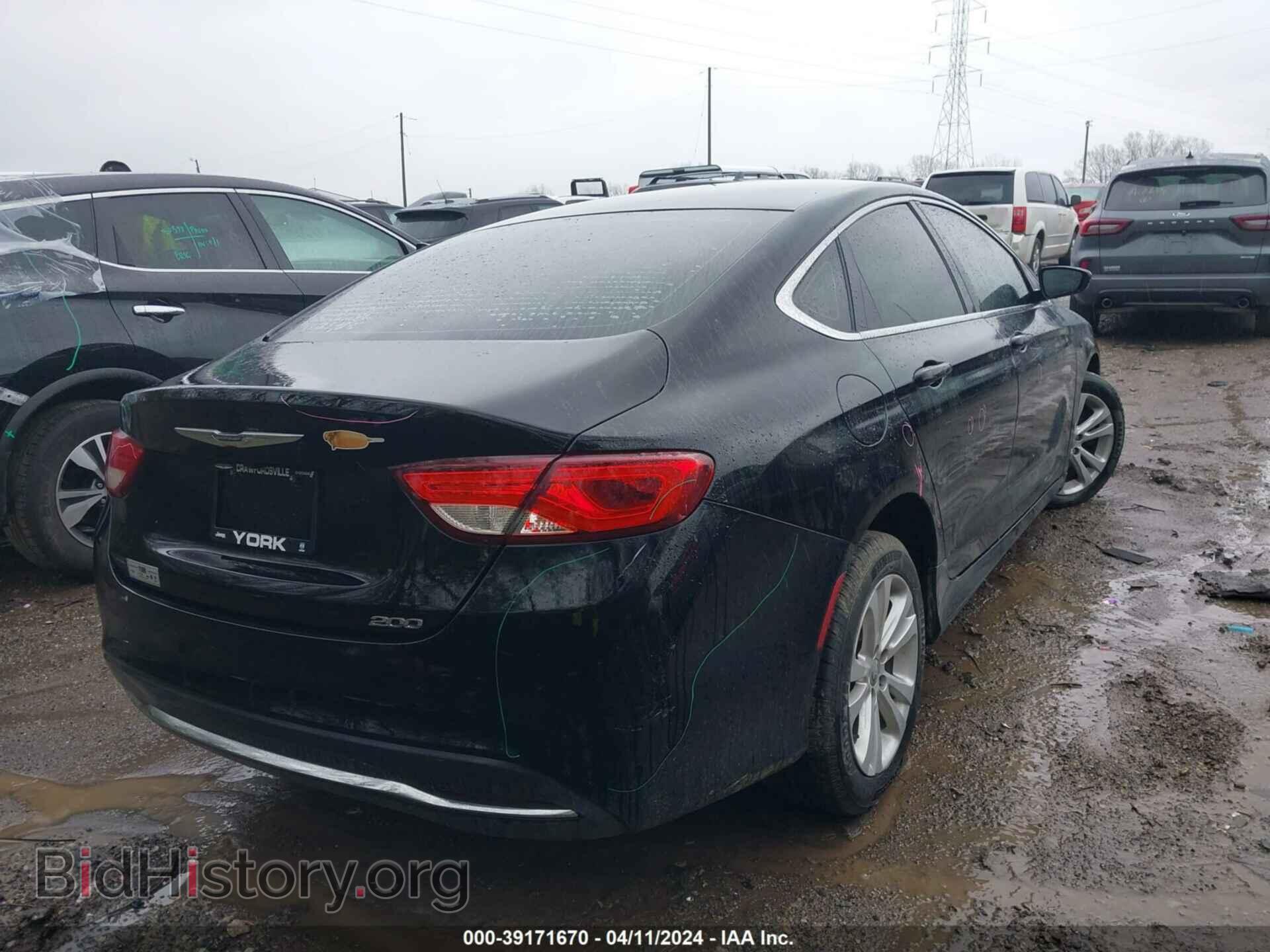 2016 CHRYSLER 200 - VIN: 1C3CCCAB2GN170349 - Photo 4