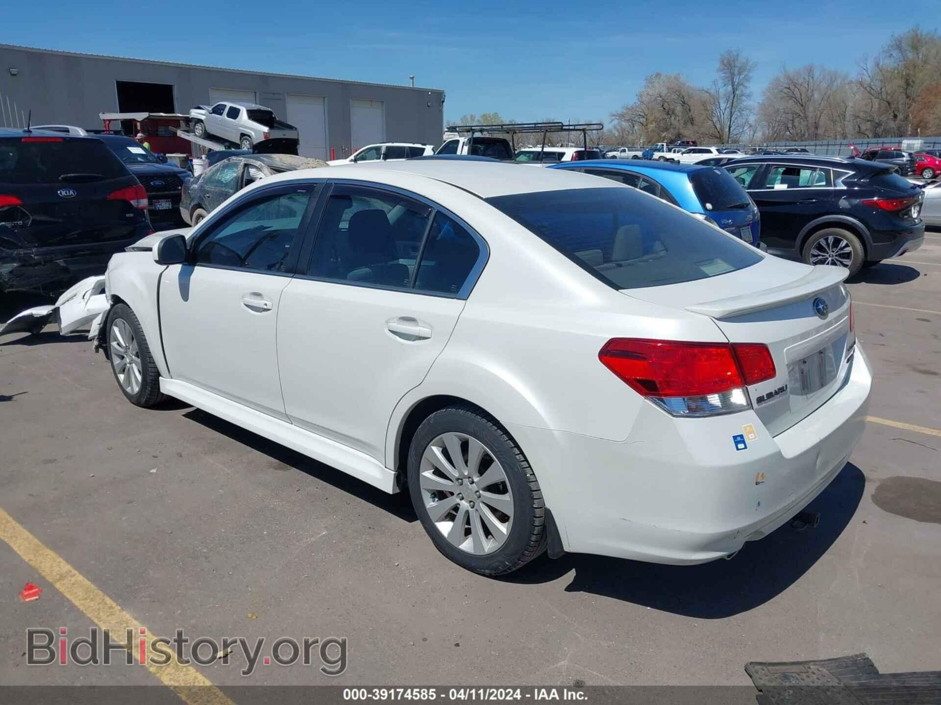 2012 SUBARU LEGACY - VIN: 4S3BMDC62C2007657 - Фото 3