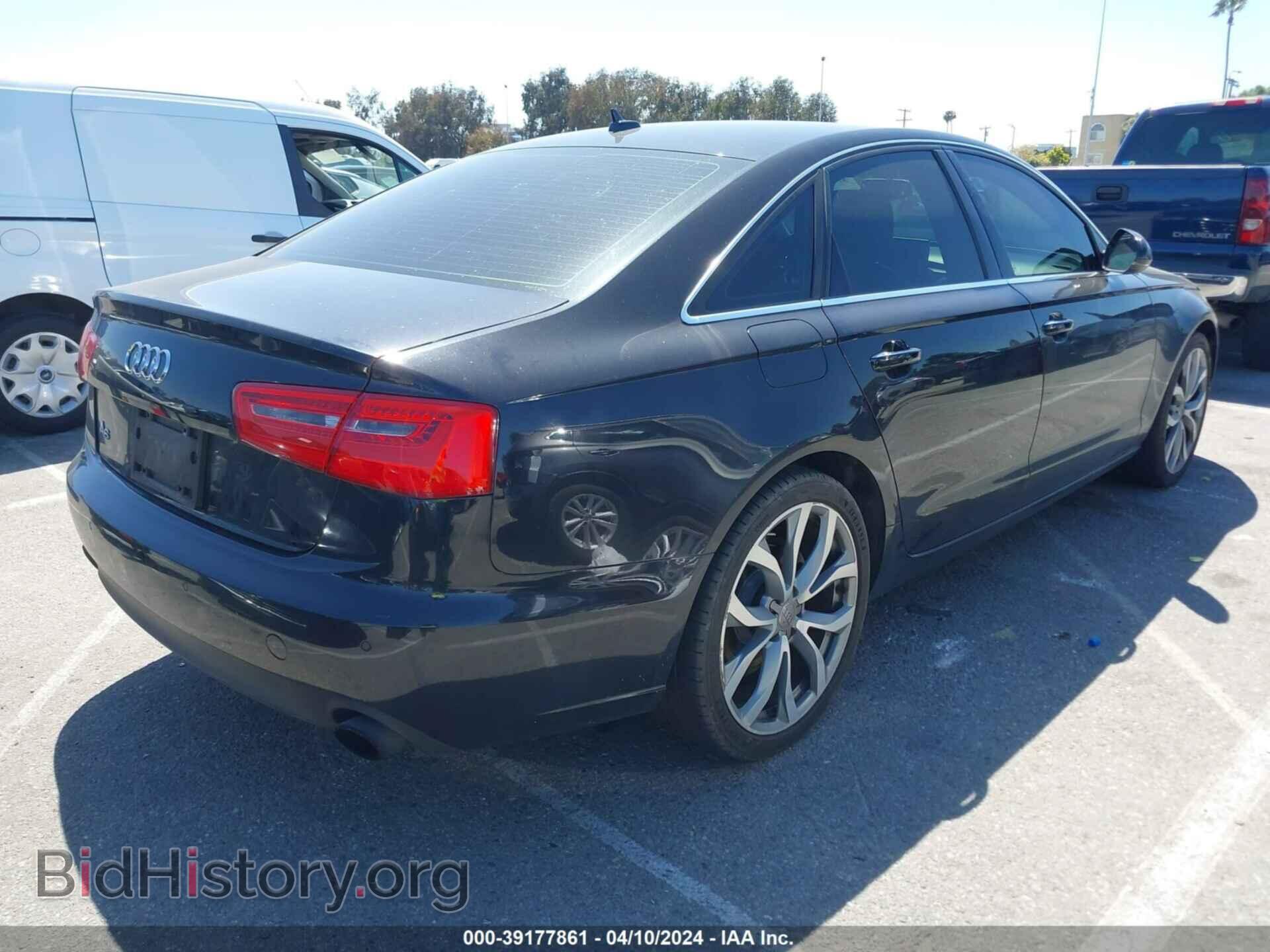 2013 AUDI A6 - VIN: WAUGFAFC6DN037516 - Фото 4