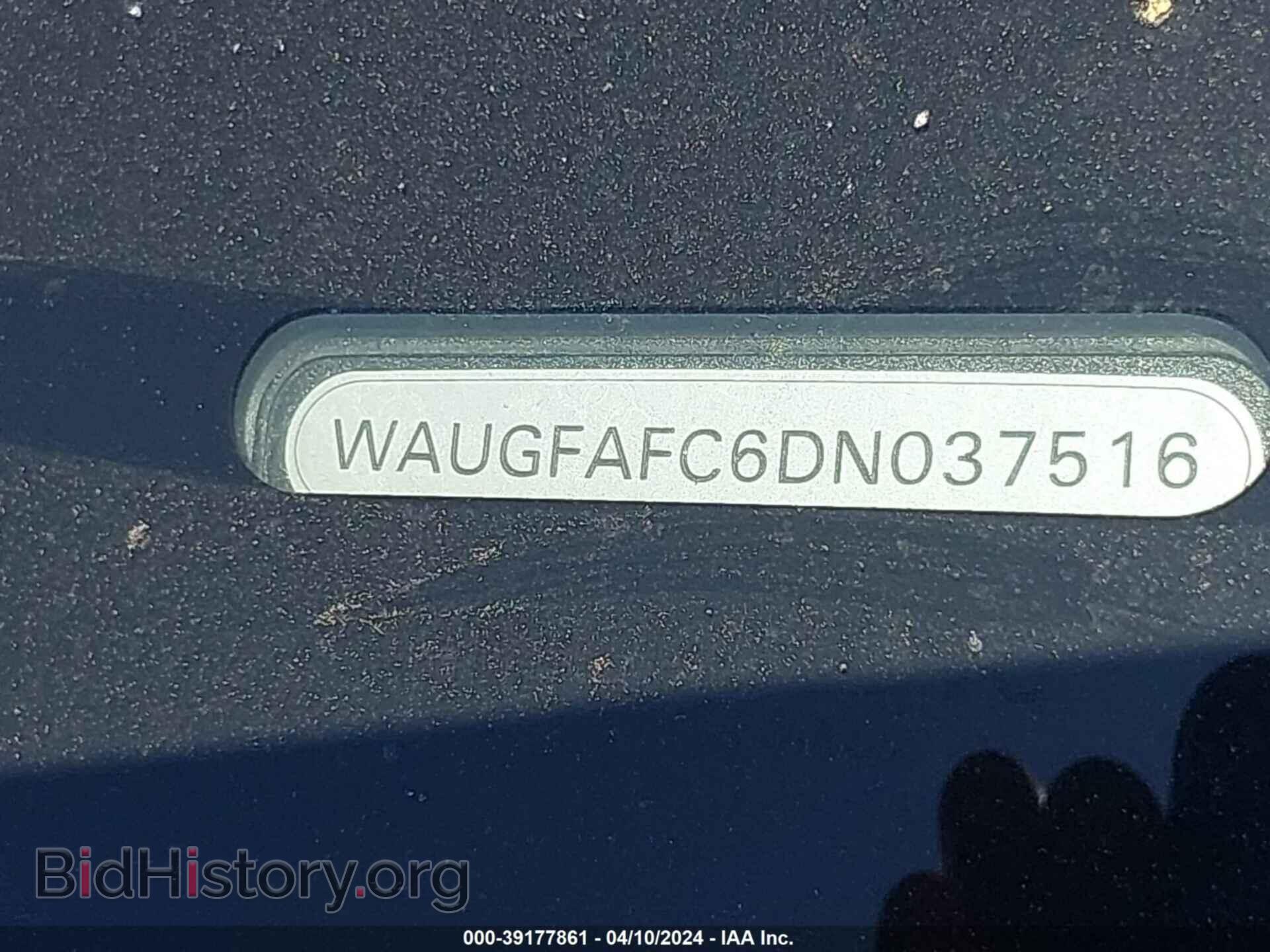 2013 AUDI A6 - VIN: WAUGFAFC6DN037516 - Фото 9