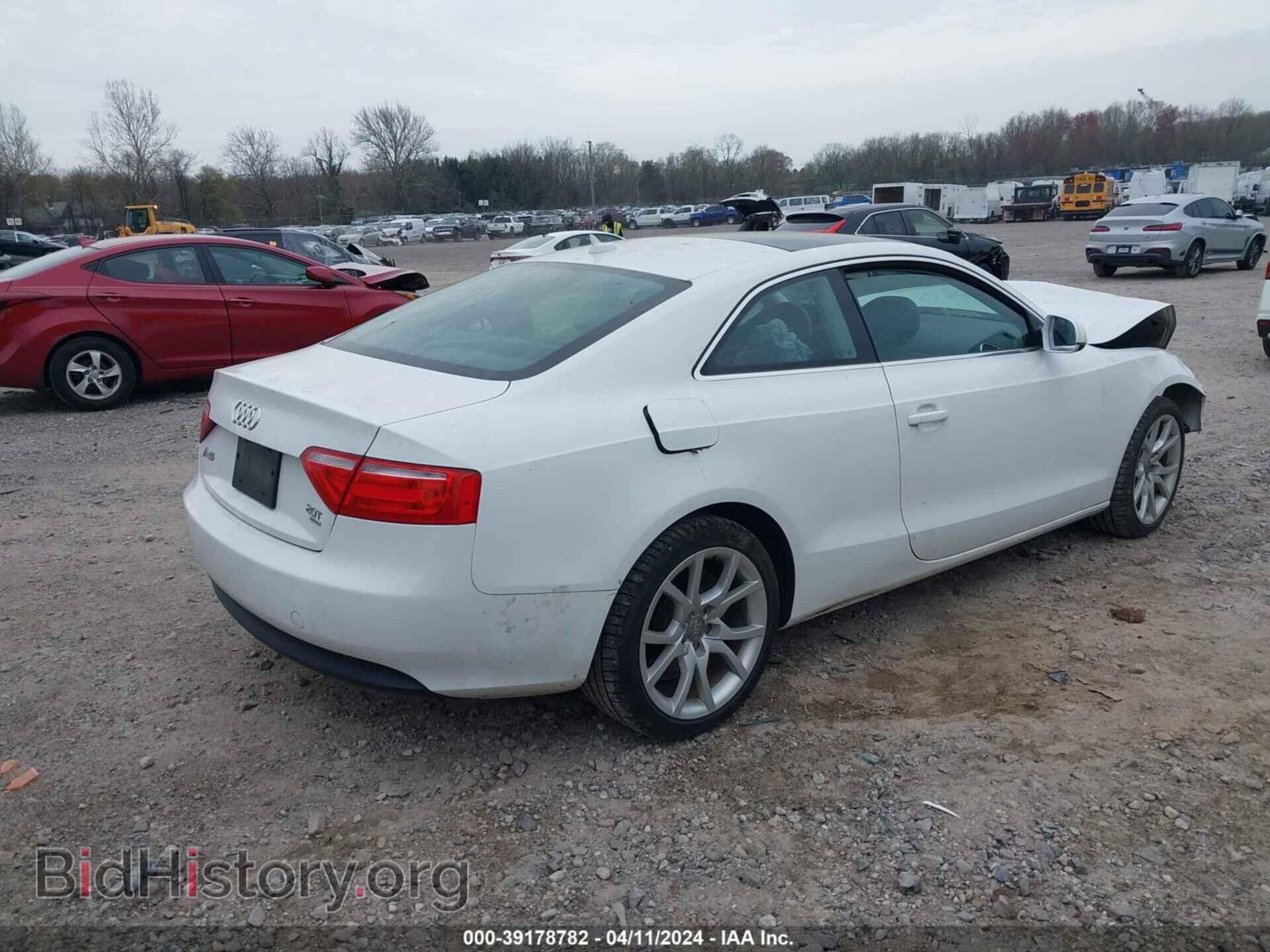 2012 AUDI A5 - VIN: WAUCFAFR7CA039932 - Photo 4