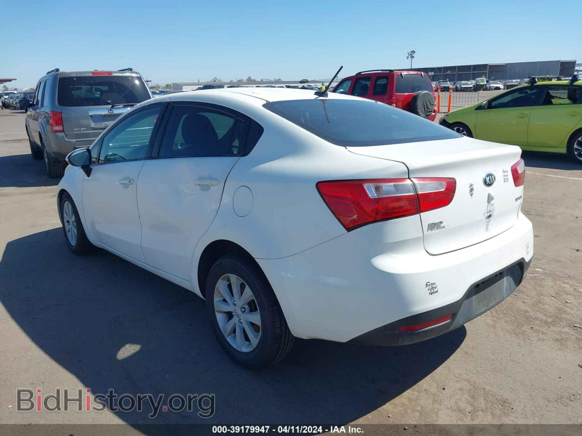 2015 KIA RIO - VIN: KNADN4A34F6445010 - Фото 3