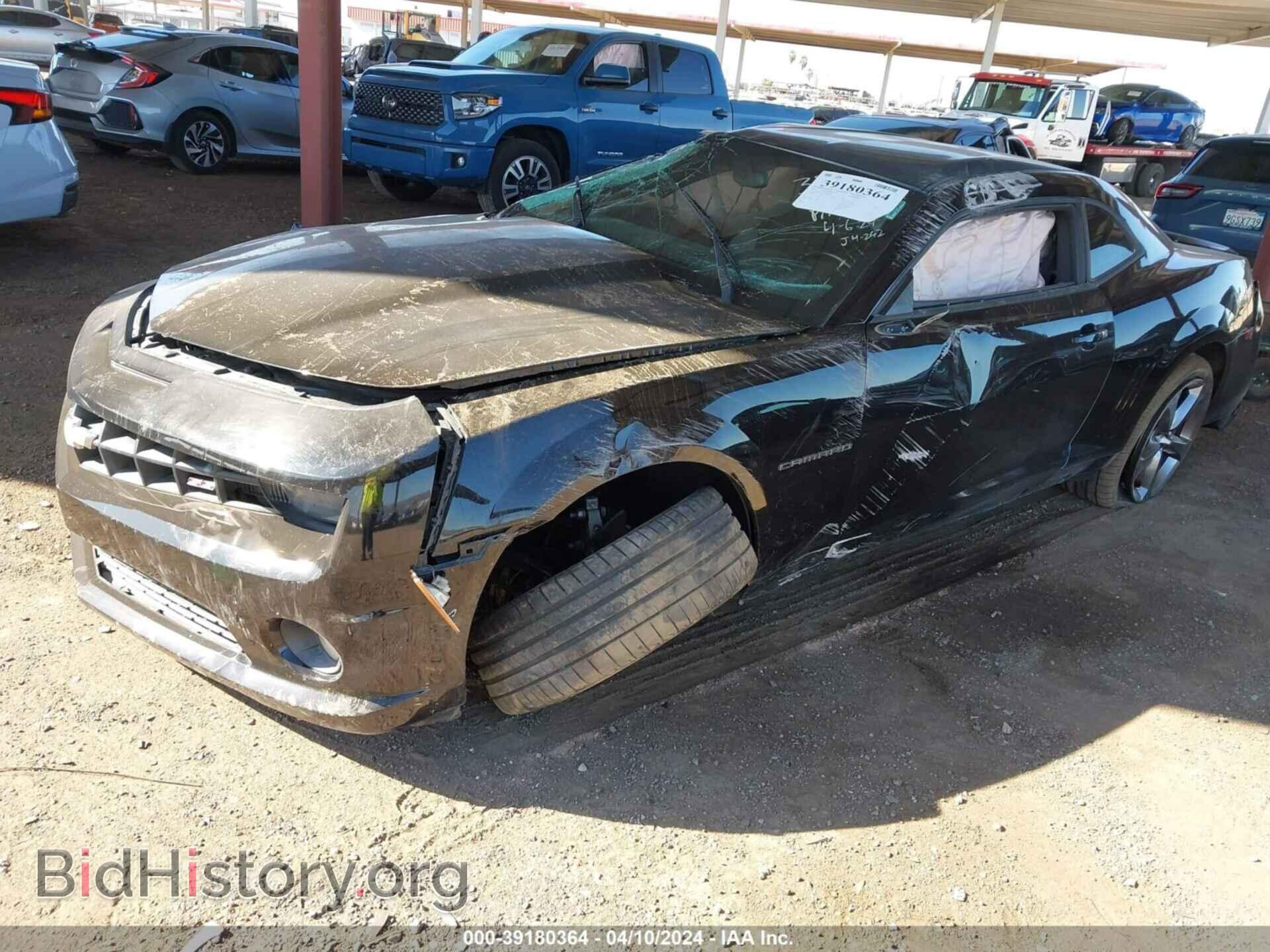 2013 CHEVROLET CAMARO - VIN: 2G1FJ1EJ7D9110076 - Фото 2