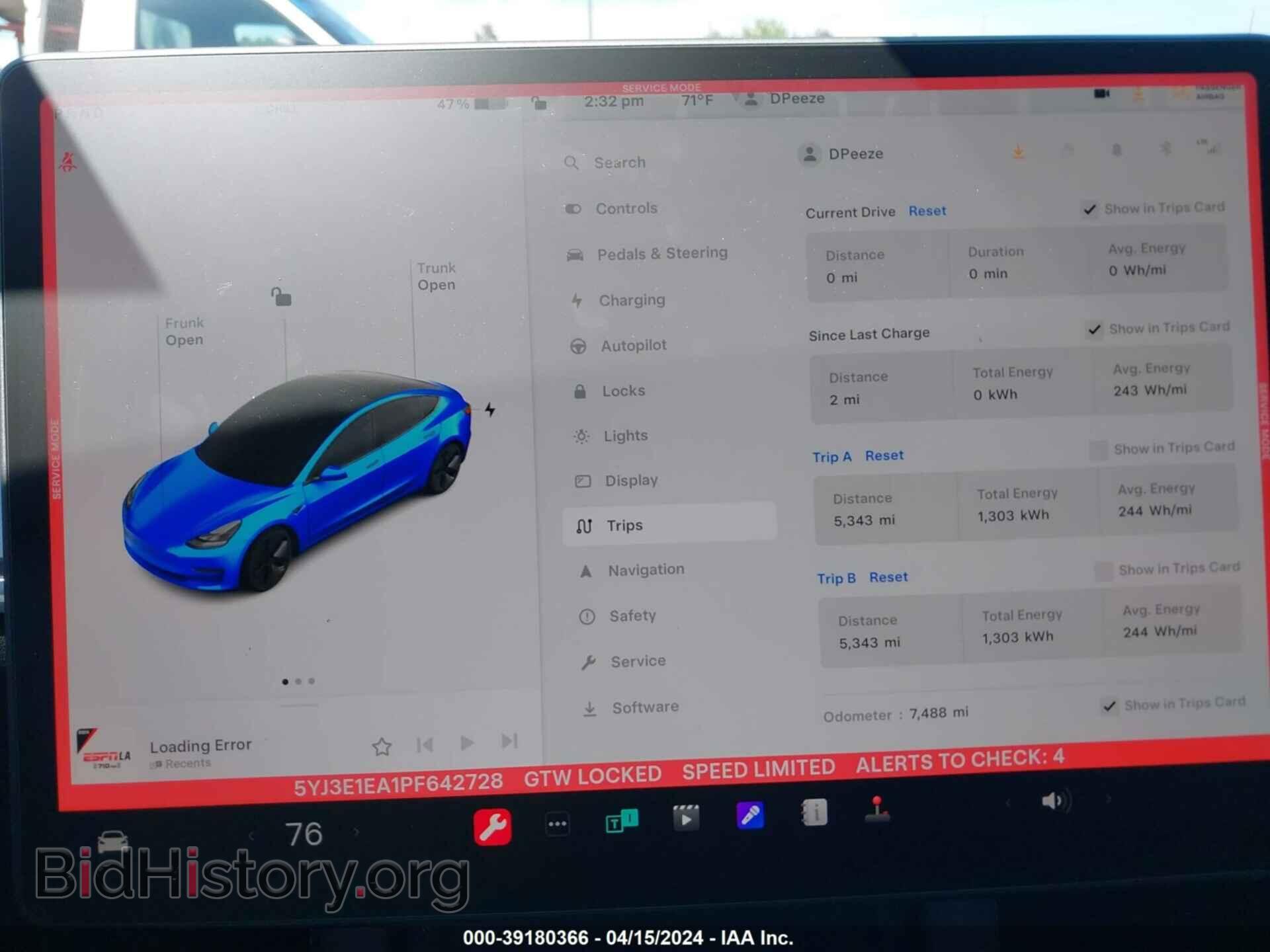 2023 TESLA MODEL 3 - VIN: 5YJ3E1EA1PF642728 - Фото 7