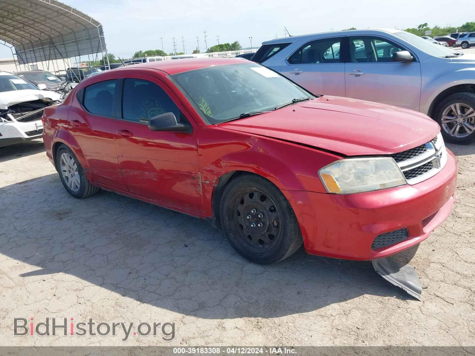 Фотография 1C3CDZAB9DN627136 - DODGE AVENGER 2013