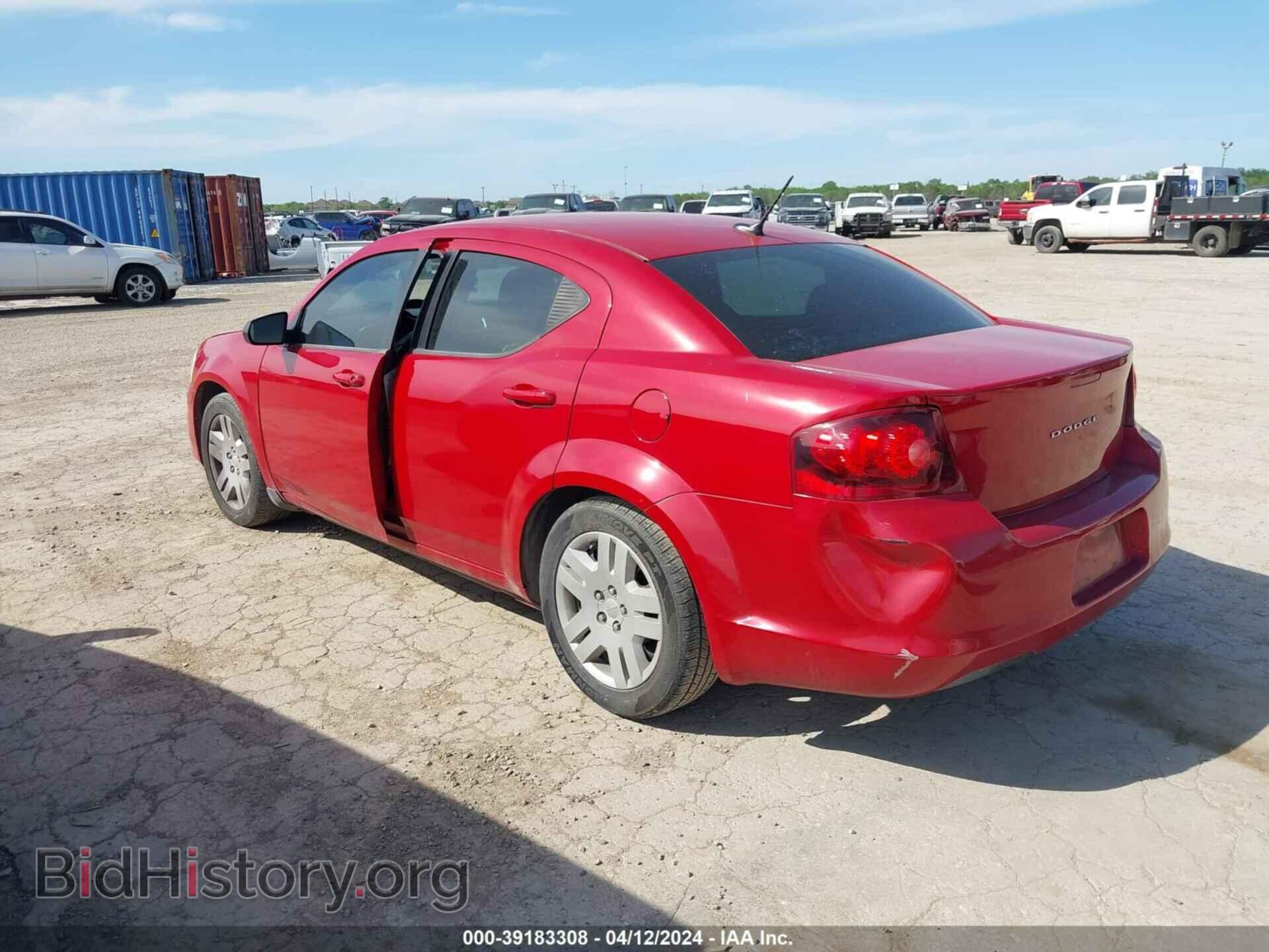 2013 DODGE AVENGER - VIN: 1C3CDZAB9DN627136 - Фото 3