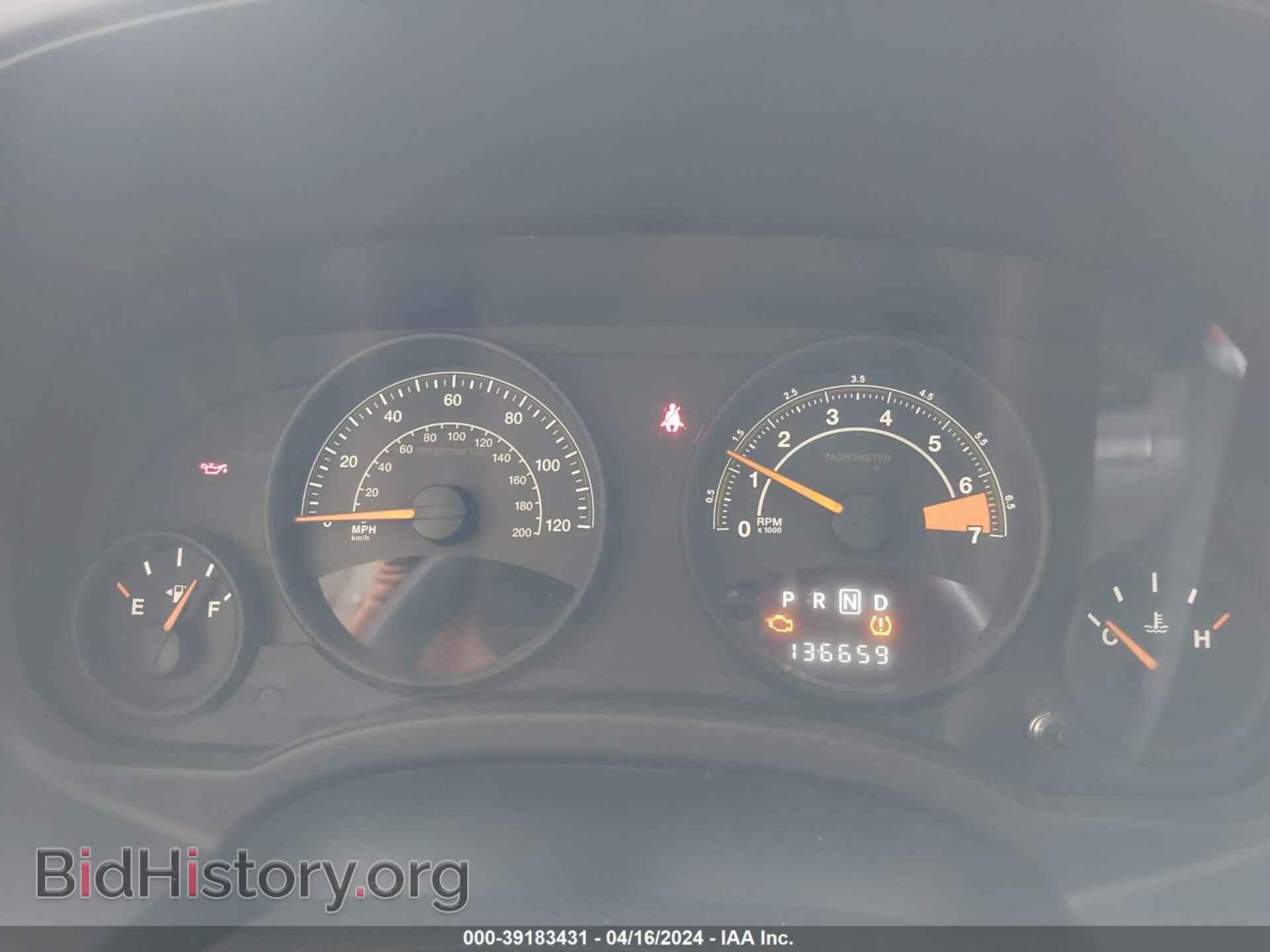 2014 JEEP COMPASS - VIN: 1C4NJDBB3ED592311 - Фото 7