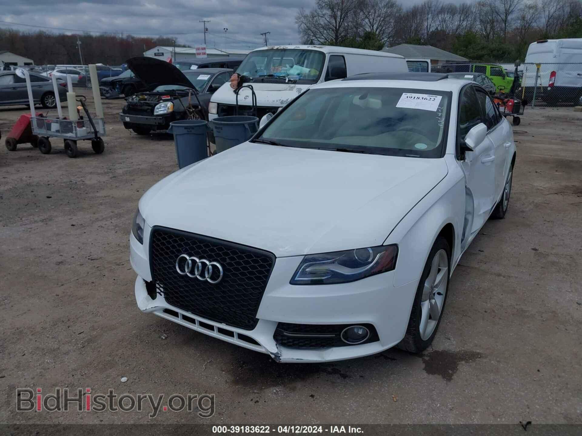 2012 AUDI A4 - VIN: WAUBFAFL5CN012955 - Photo 2
