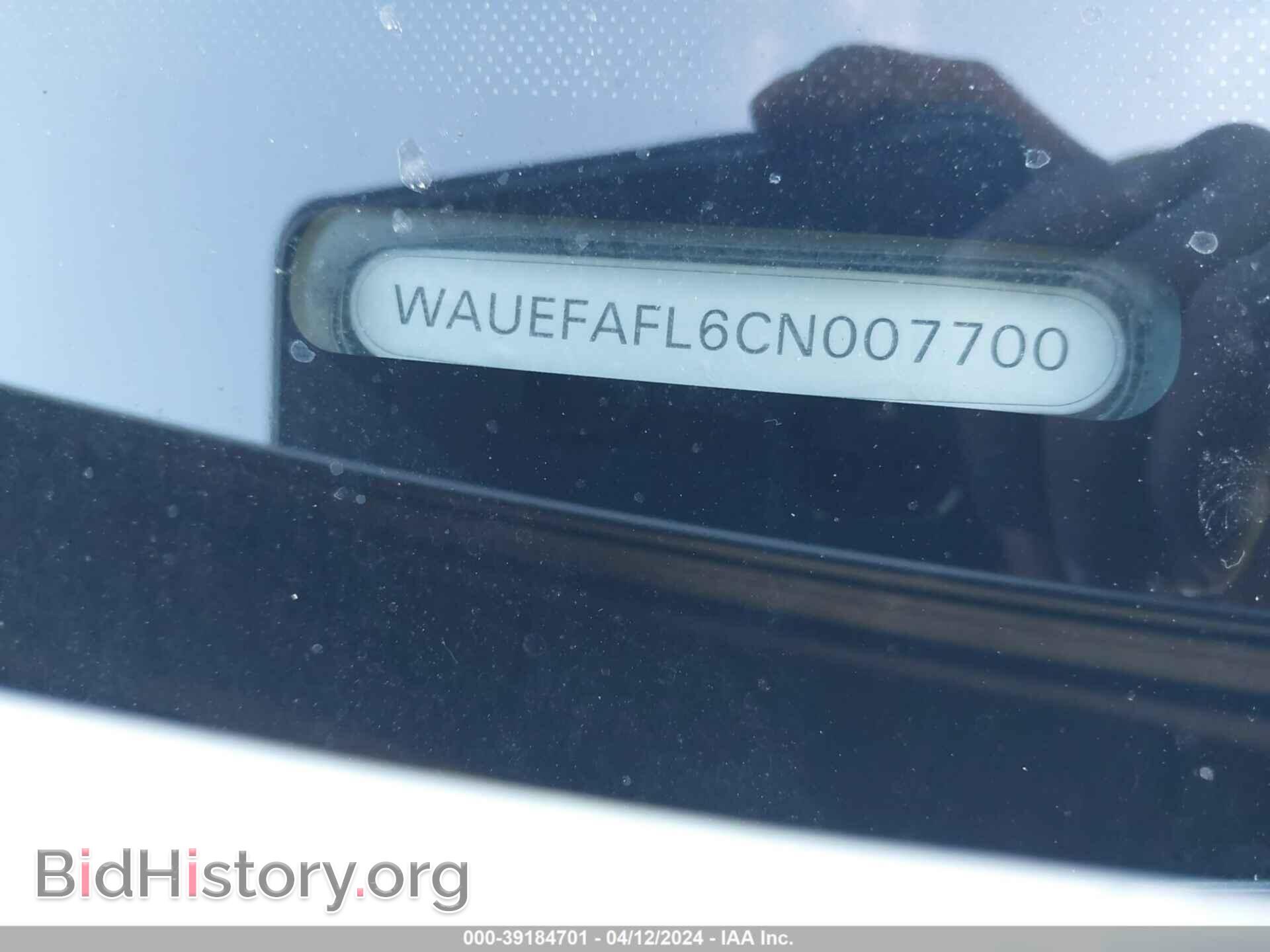 2012 AUDI A4 - VIN: WAUEFAFL6CN007700 - Фото 9