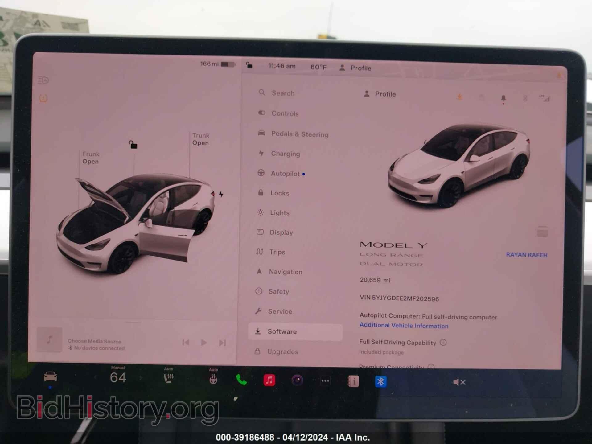 2021 TESLA MODEL Y - VIN: 5YJYGDEE2MF202596 - Фото 7