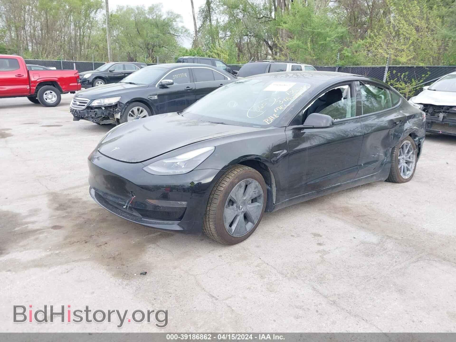 2022 TESLA MODEL 3 - VIN: 5YJ3E1EB7NF272648 - Фото 2