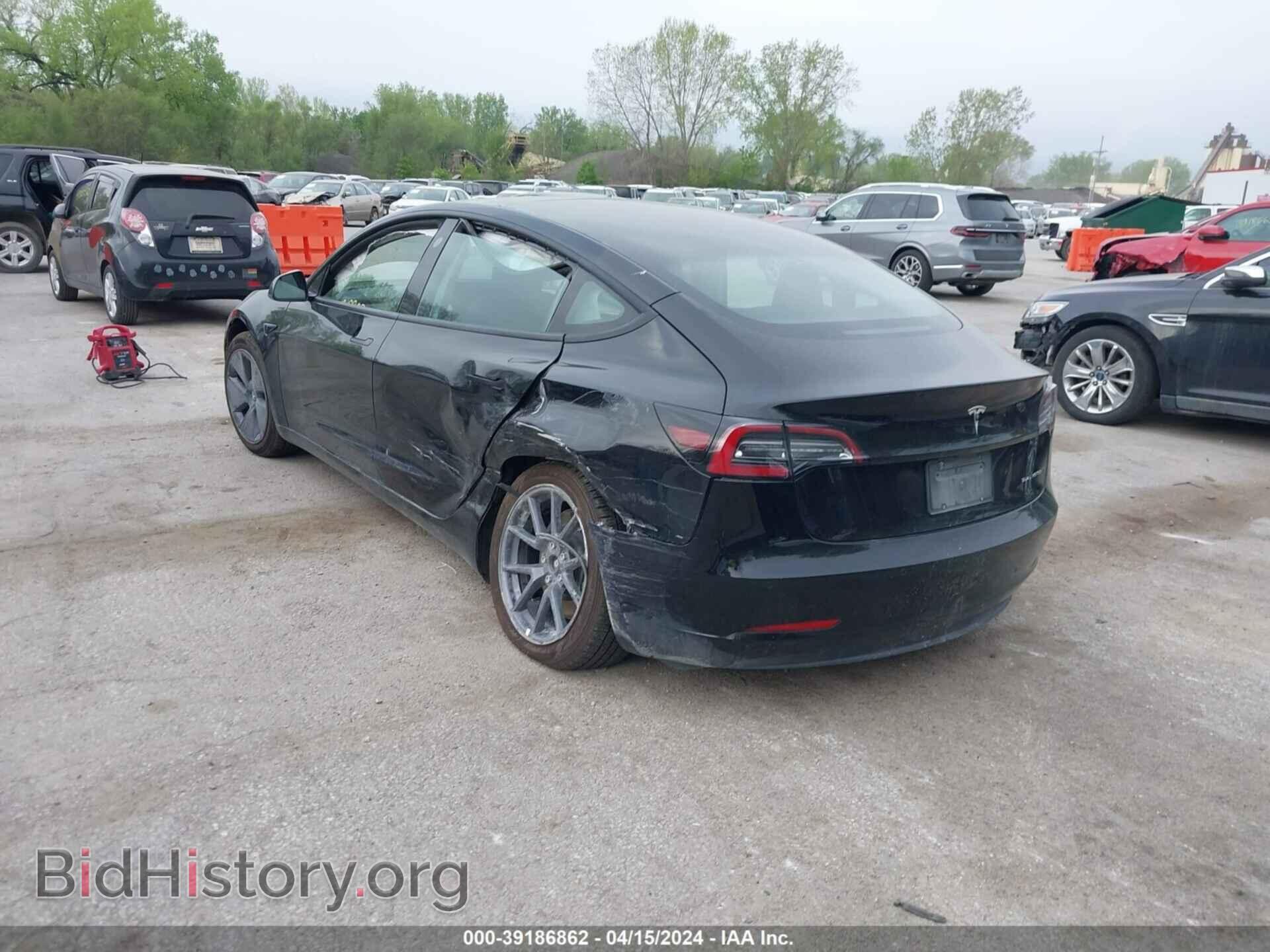 2022 TESLA MODEL 3 - VIN: 5YJ3E1EB7NF272648 - Фото 3