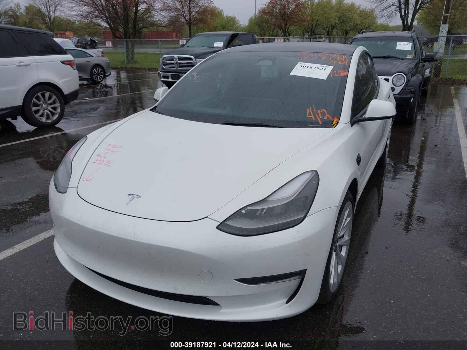2022 TESLA MODEL 3 - VIN: 5YJ3E1EB6NF268364 - Фото 2