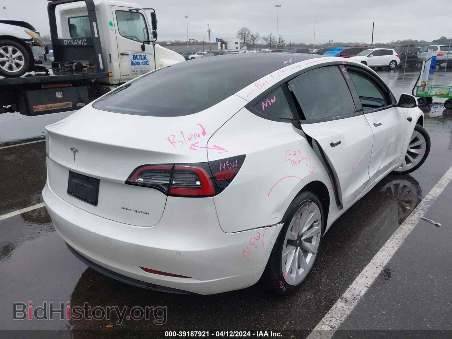 2022 TESLA MODEL 3 - VIN: 5YJ3E1EB6NF268364 - Фото 4