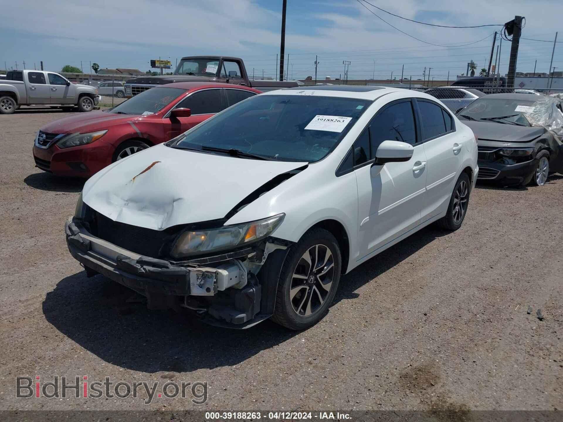 2014 HONDA CIVIC - VIN: 2HGFB2F84EH530764 - Фото 2