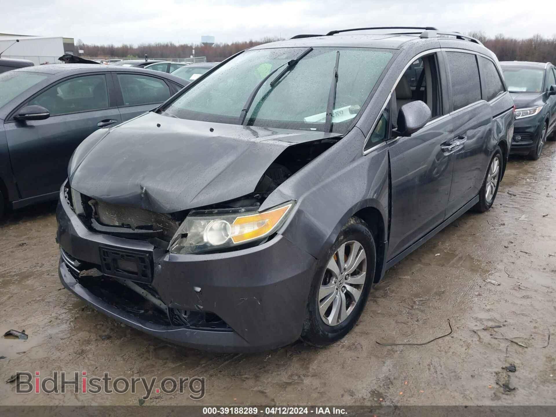 2014 HONDA ODYSSEY - VIN: 5FNRL5H65EB102018 - Фото 2