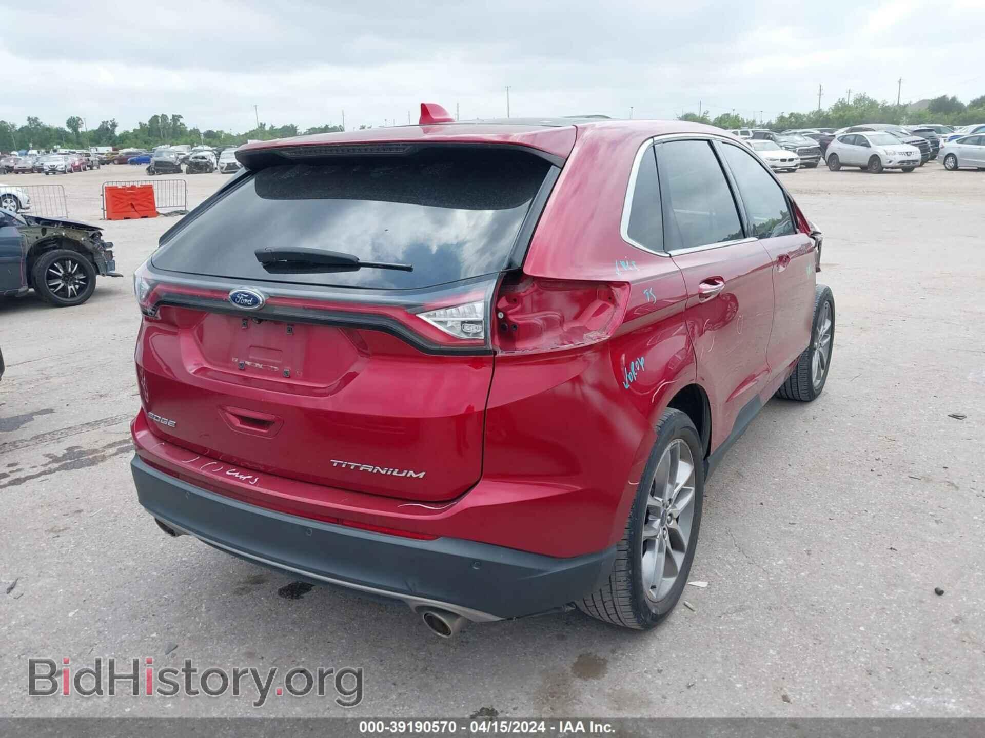 2015 FORD EDGE - VIN: 2FMTK3K80FBB80742 - Фото 4