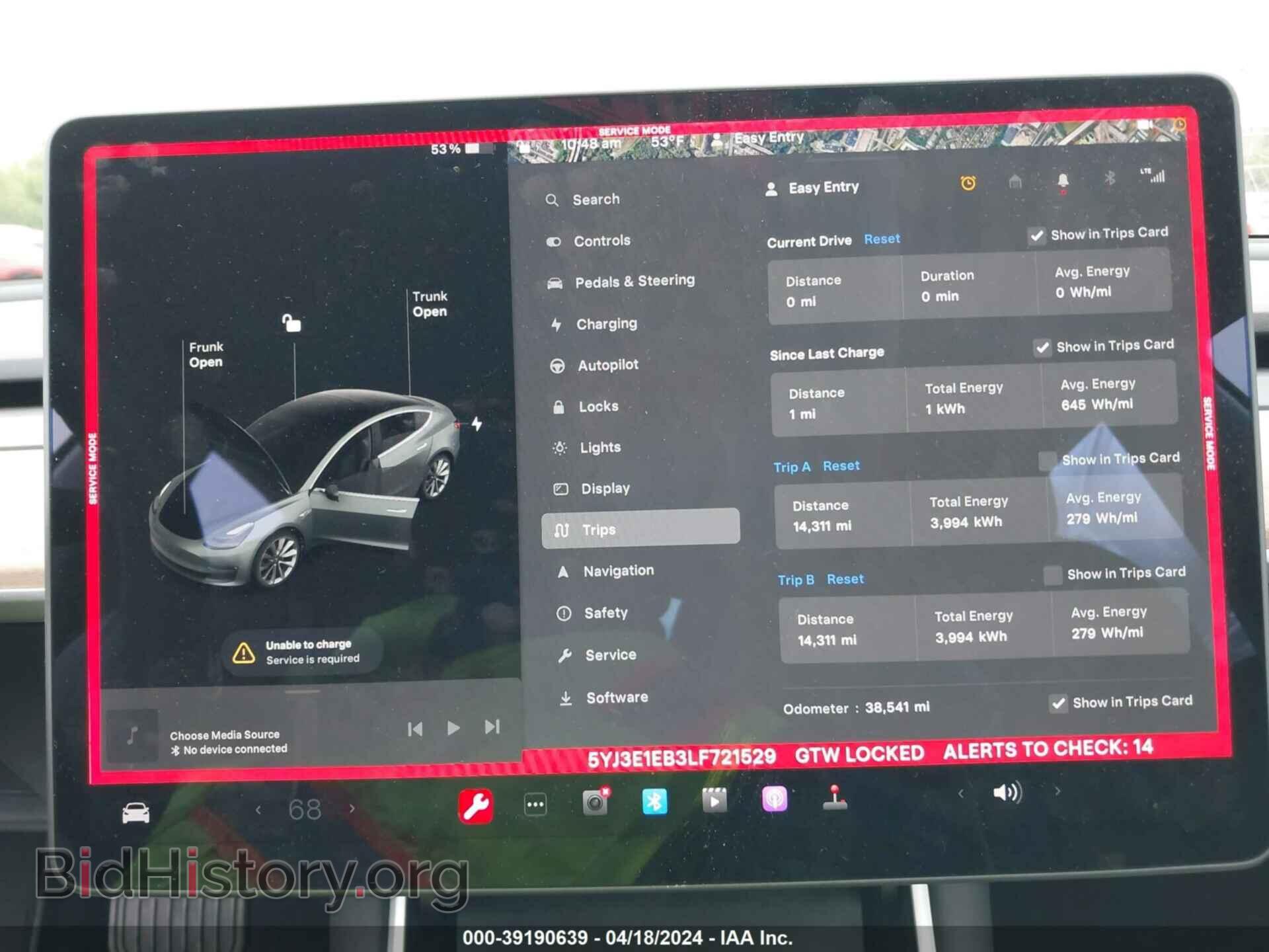 2020 TESLA MODEL 3 - VIN: 5YJ3E1EB3LF721529 - Фото 7