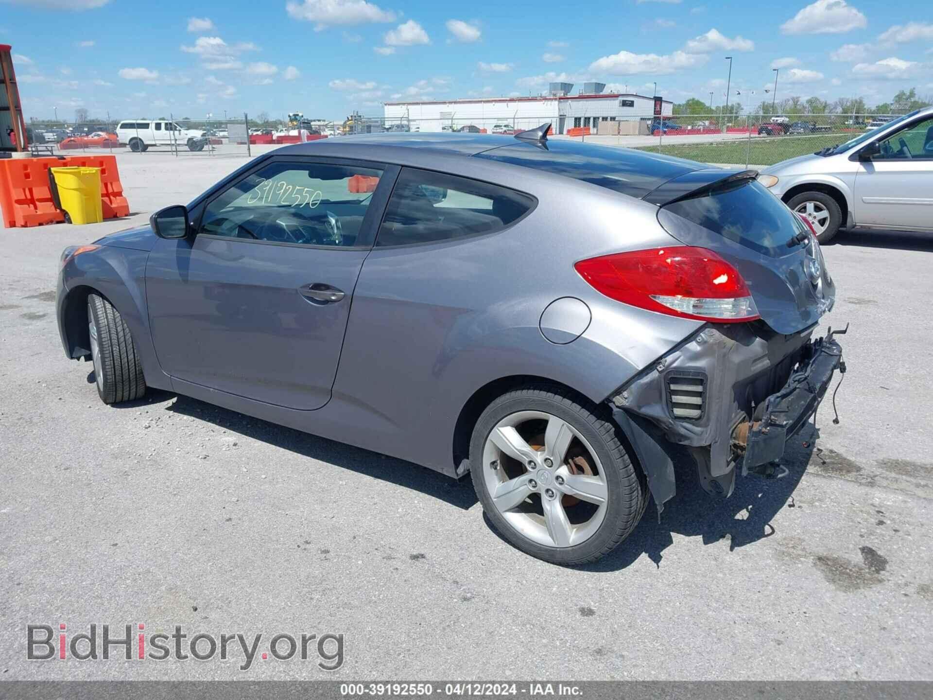 2012 HYUNDAI VELOSTER - VIN: KMHTC6AD5CU079795 - Фото 3