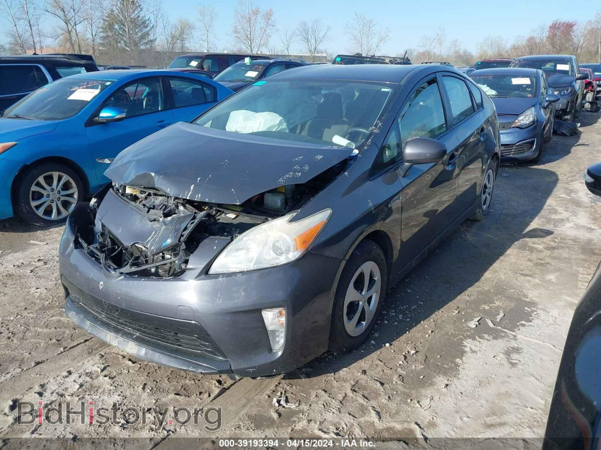 2014 TOYOTA PRIUS - VIN: JTDKN3DU4E0365720 - Фото 2