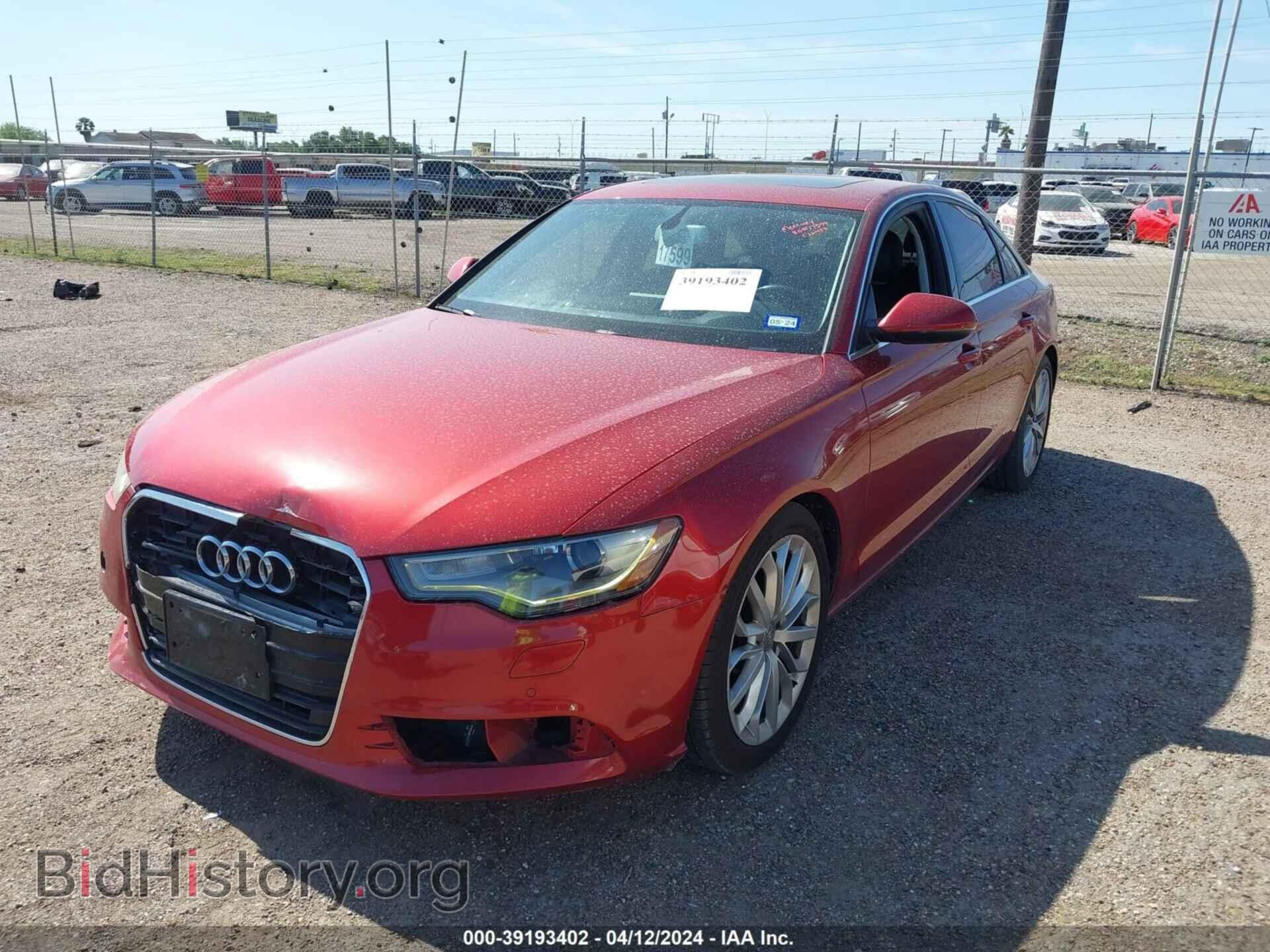 2012 AUDI A6 - VIN: WAUDFAFC3CN144590 - Фото 2