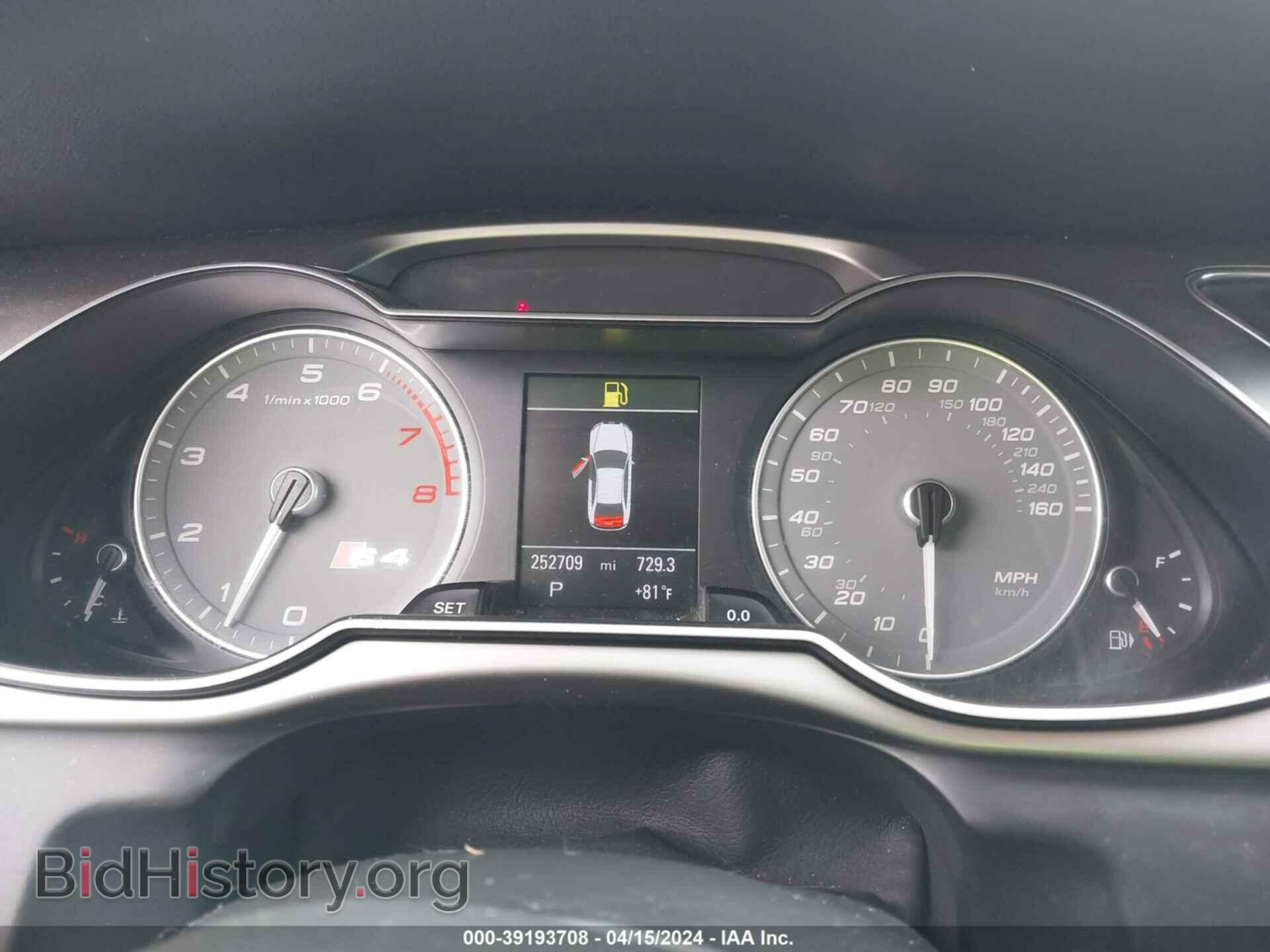 2013 AUDI S4 - VIN: WAUBGAFL5DA061529 - Фото 7
