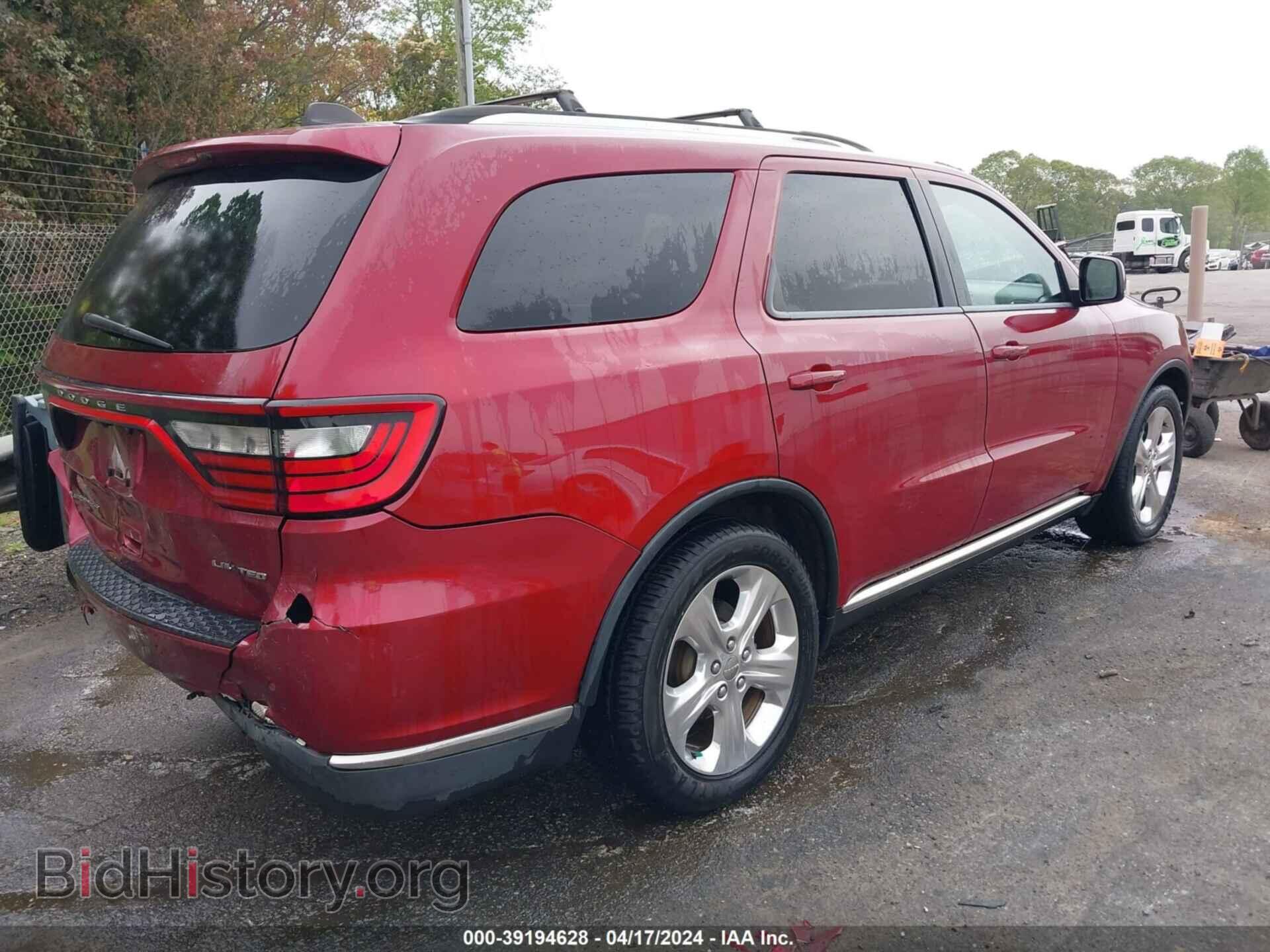 2014 DODGE DURANGO - VIN: 1C4RDHDG0EC476899 - Photo 4