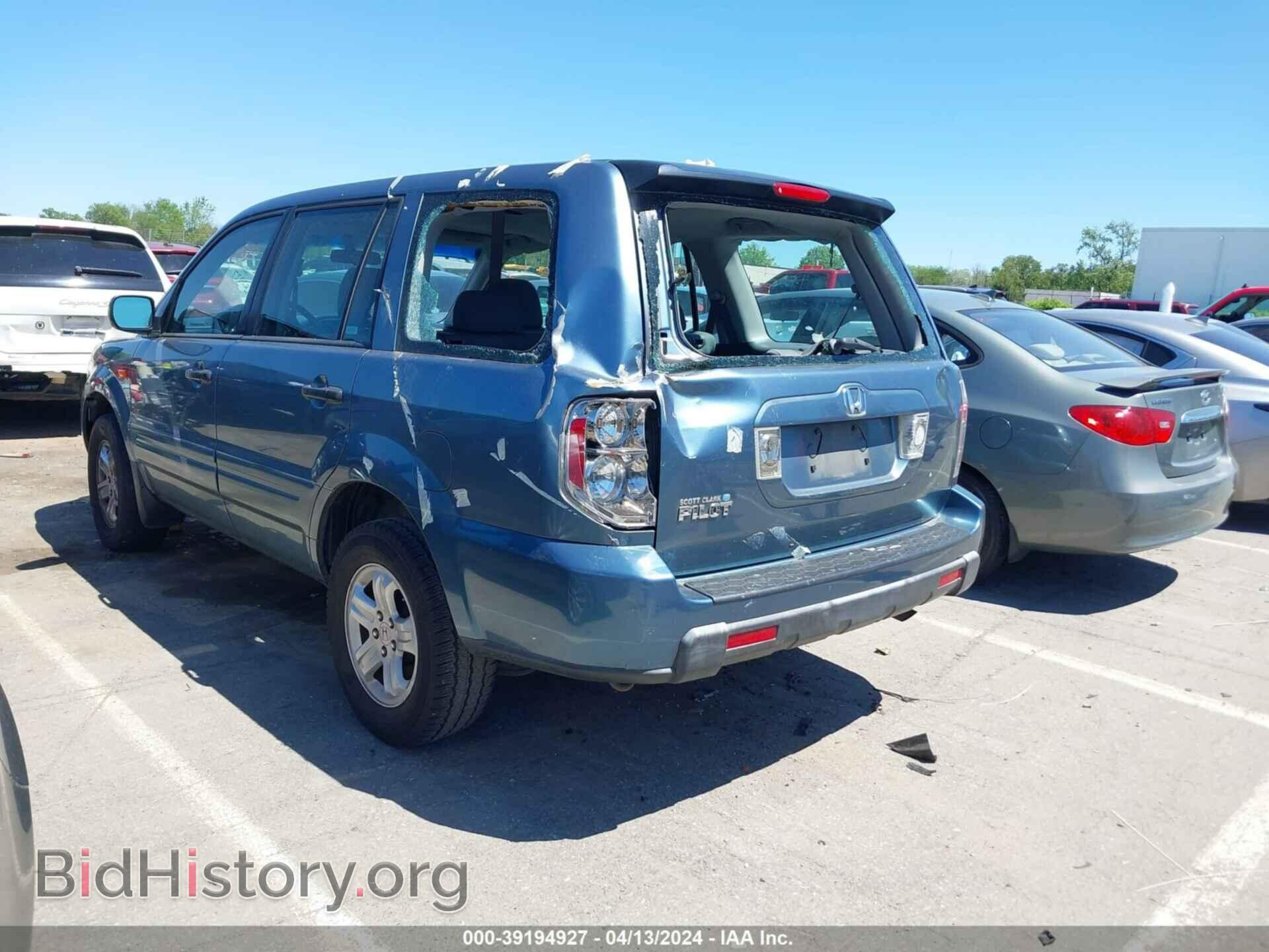 2006 HONDA PILOT - VIN: 5FNYF28106B052202 - Фото 3