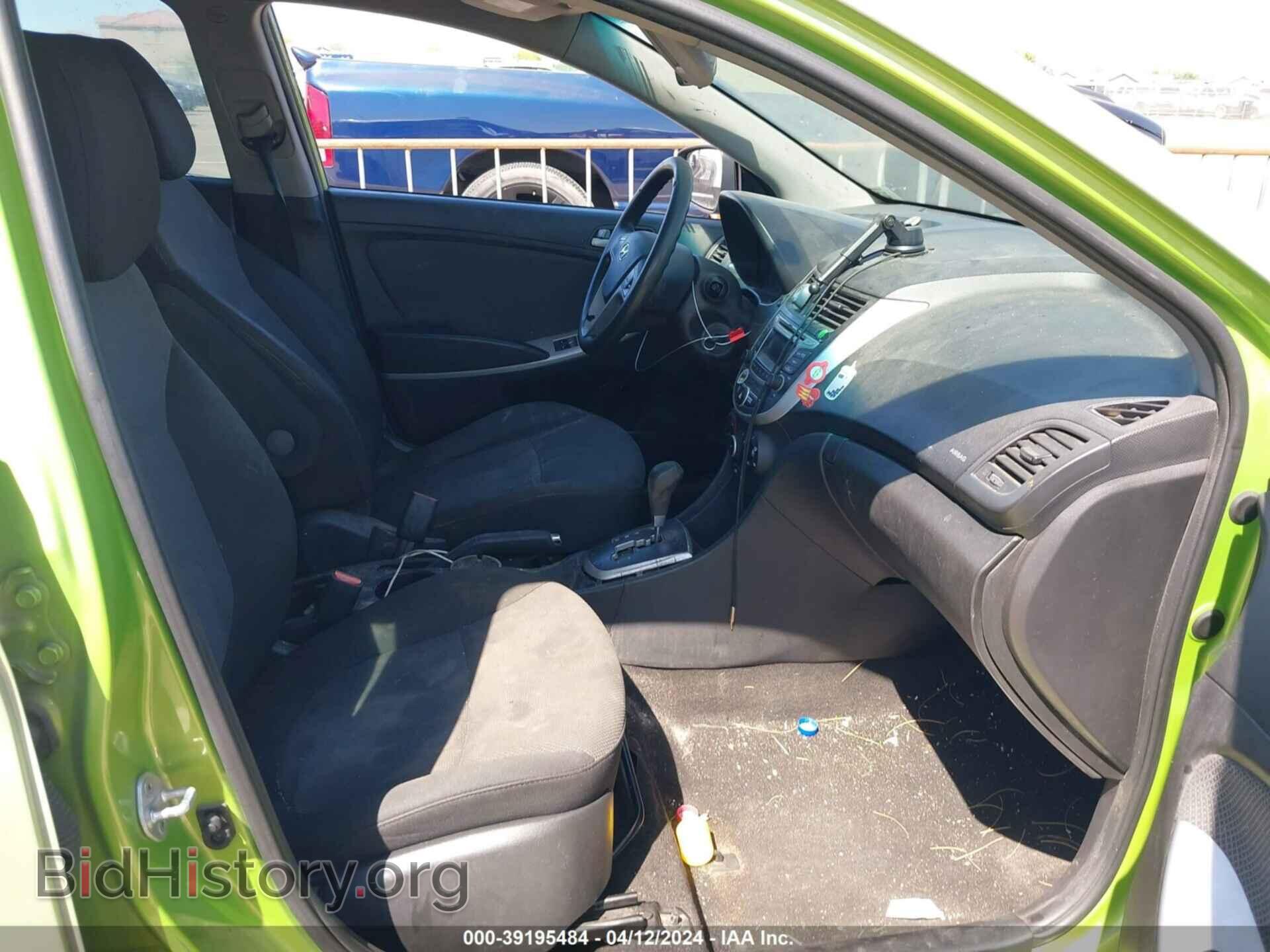 2014 HYUNDAI ACCENT - VIN: KMHCT5AE6EU151416 - Фото 5