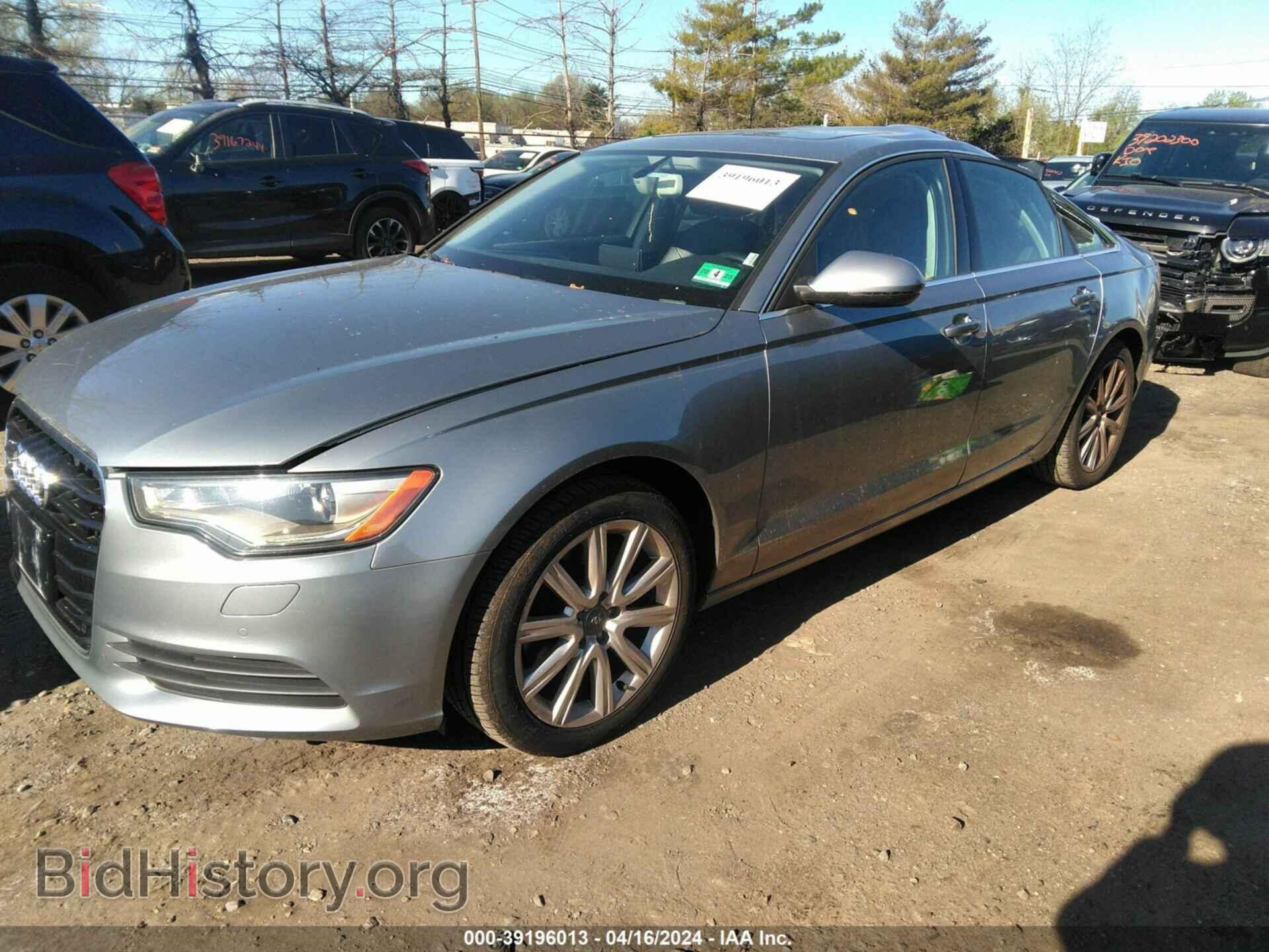 2013 AUDI A6 - VIN: WAUGFAFC2DN022267 - Фото 2