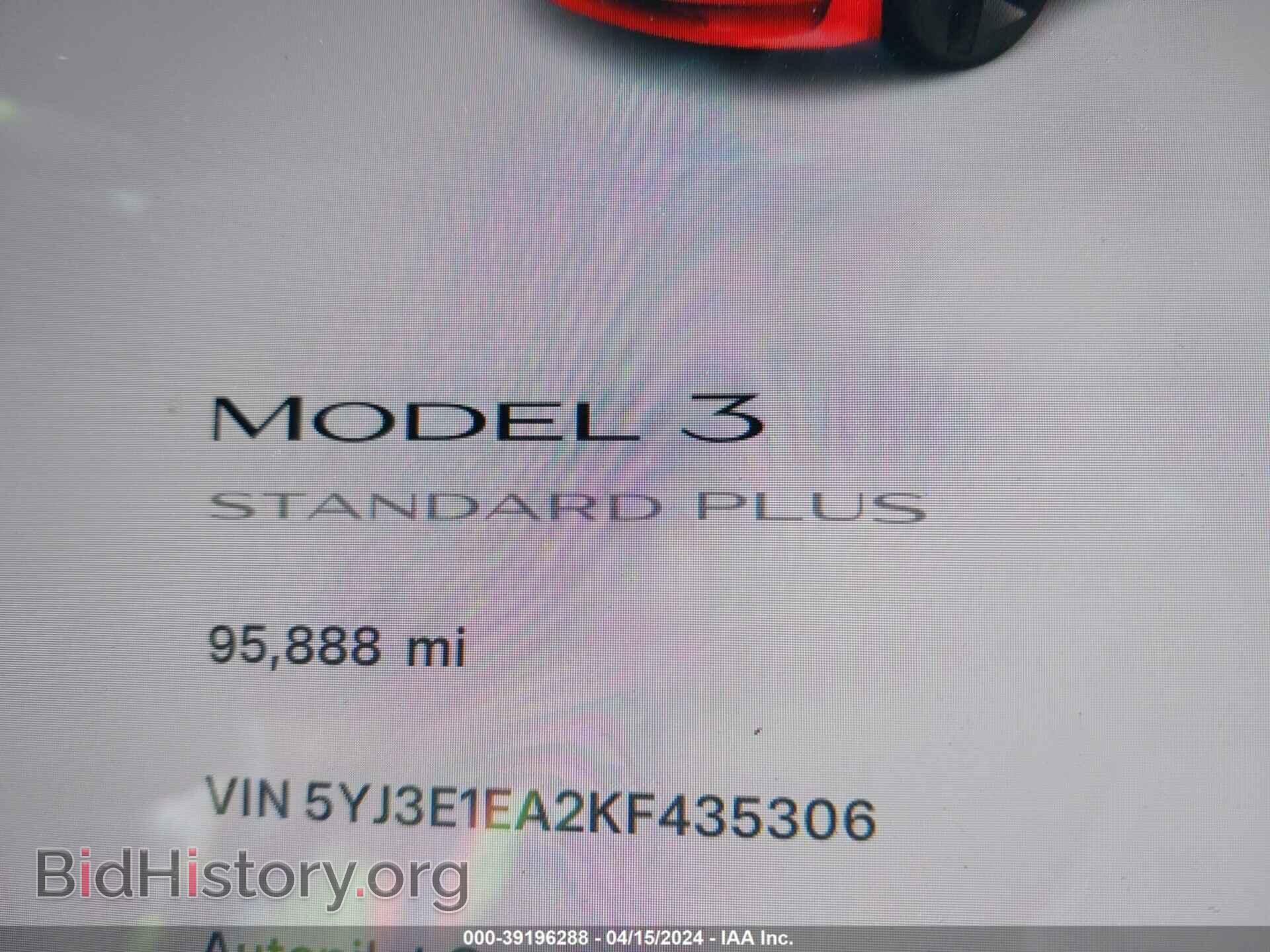 2019 TESLA MODEL 3 - VIN: 5YJ3E1EA2KF435306 - Фото 7