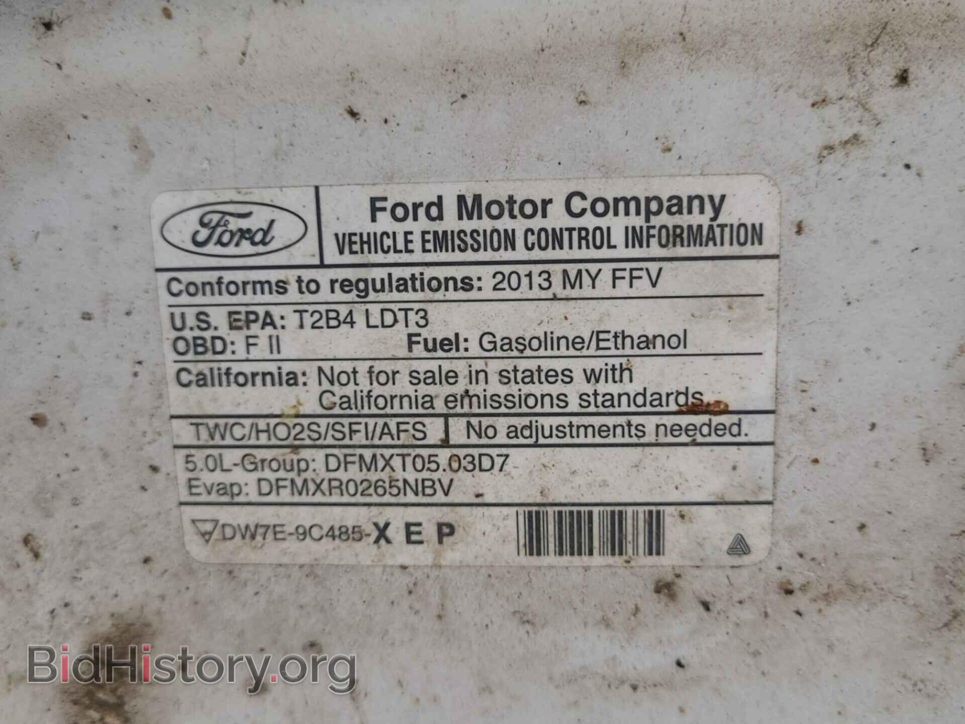 2013 FORD F150 - VIN: 1FTFX1EF5DFC57666 - Фото 10