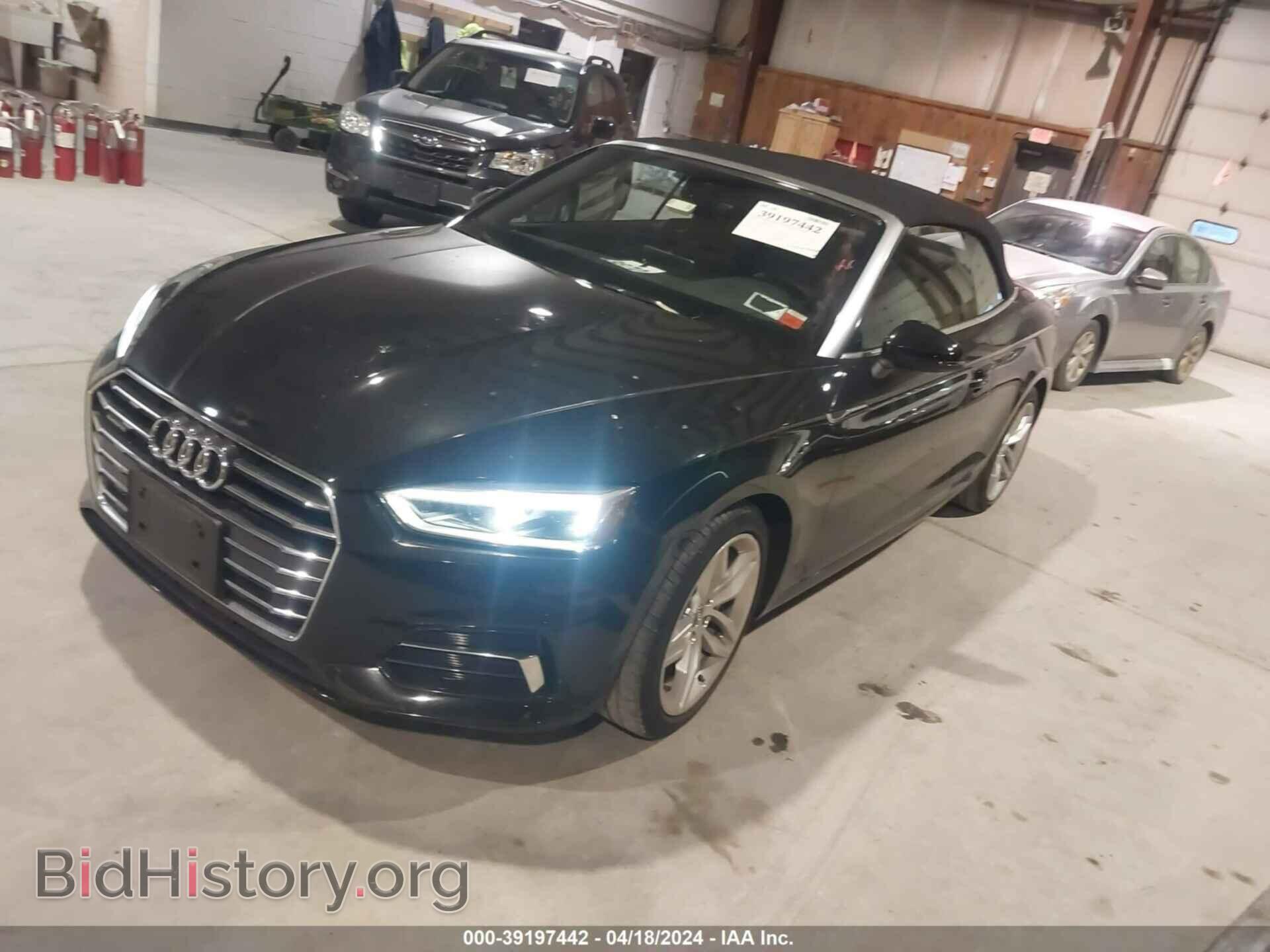 2019 AUDI A5 - VIN: WAUYNGF5XKN000803 - Фото 2
