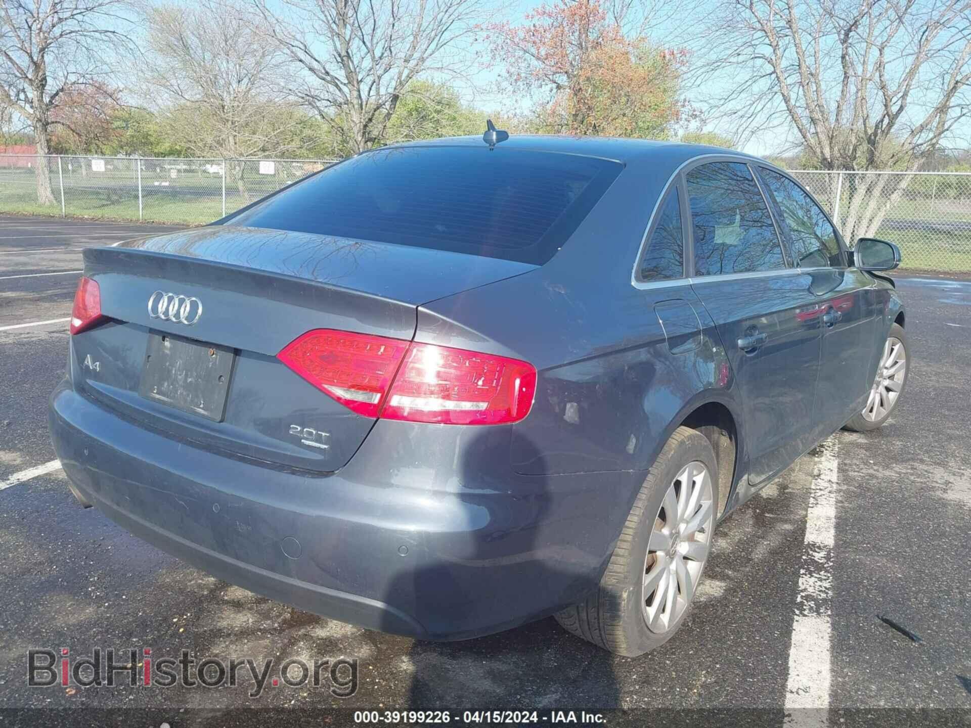 2010 AUDI A4 - VIN: WAUFFAFL2AN016198 - Фото 4