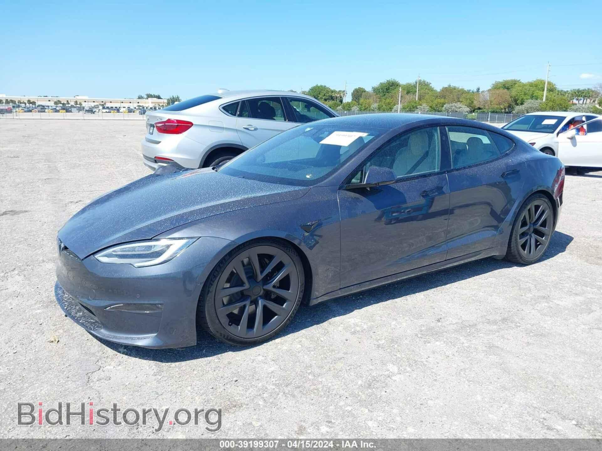 2021 TESLA MODEL S - VIN: 5YJSA1E51MF436203 - Фото 2