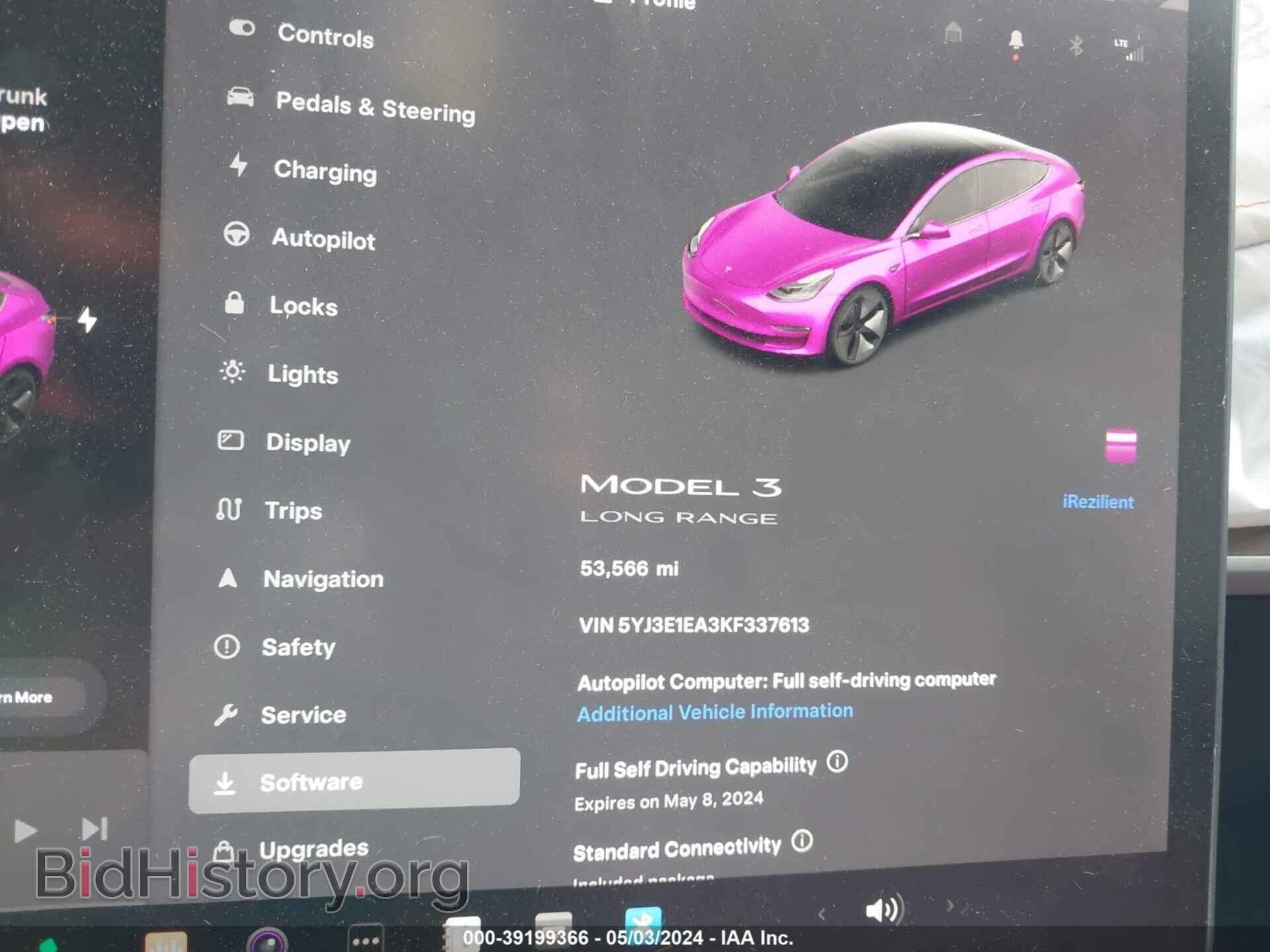 2019 TESLA MODEL 3 - VIN: 5YJ3E1EA3KF337613 - Photo 7
