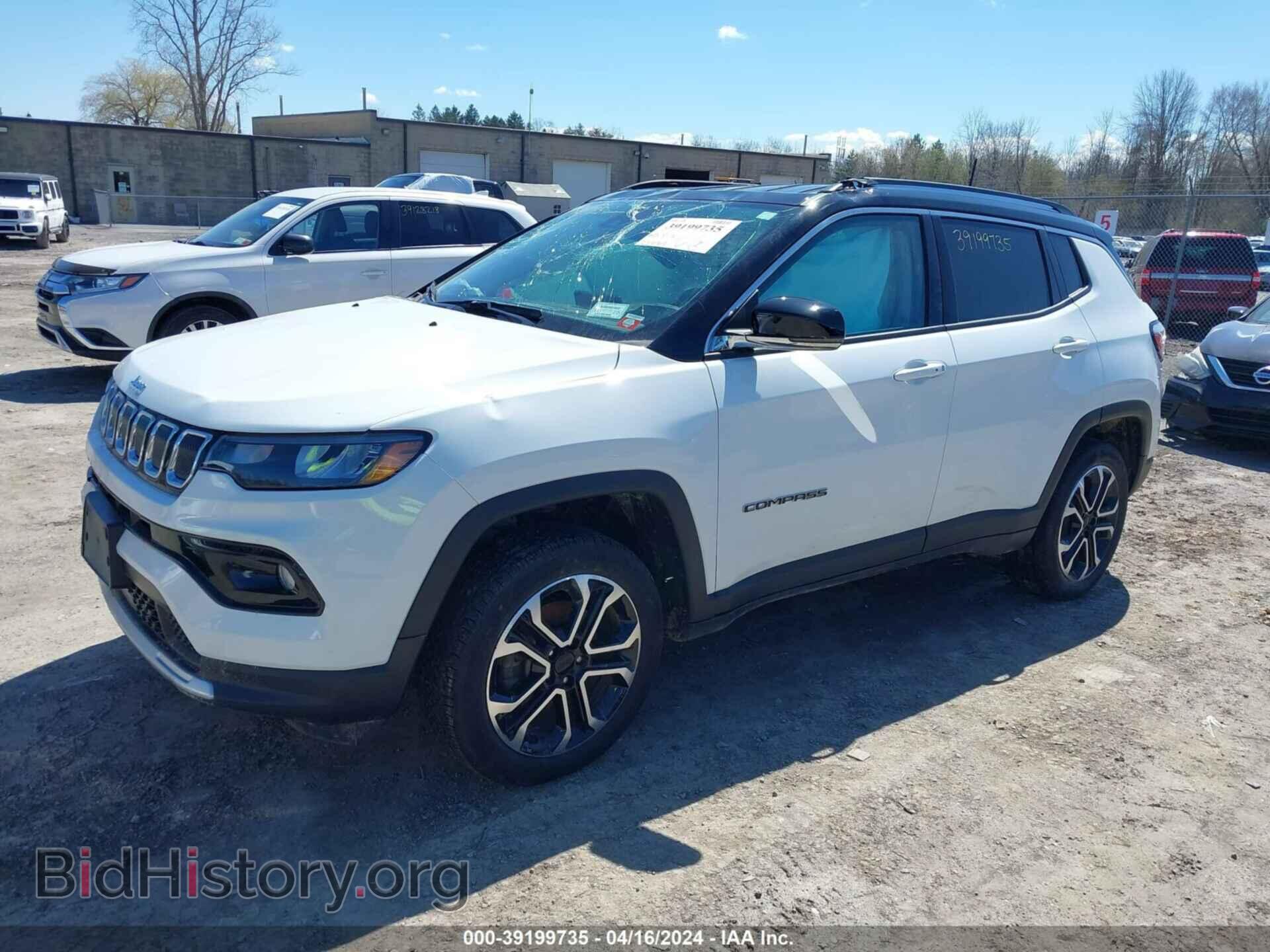 2022 JEEP COMPASS - VIN: 3C4NJDCB1NT183586 - Фото 2