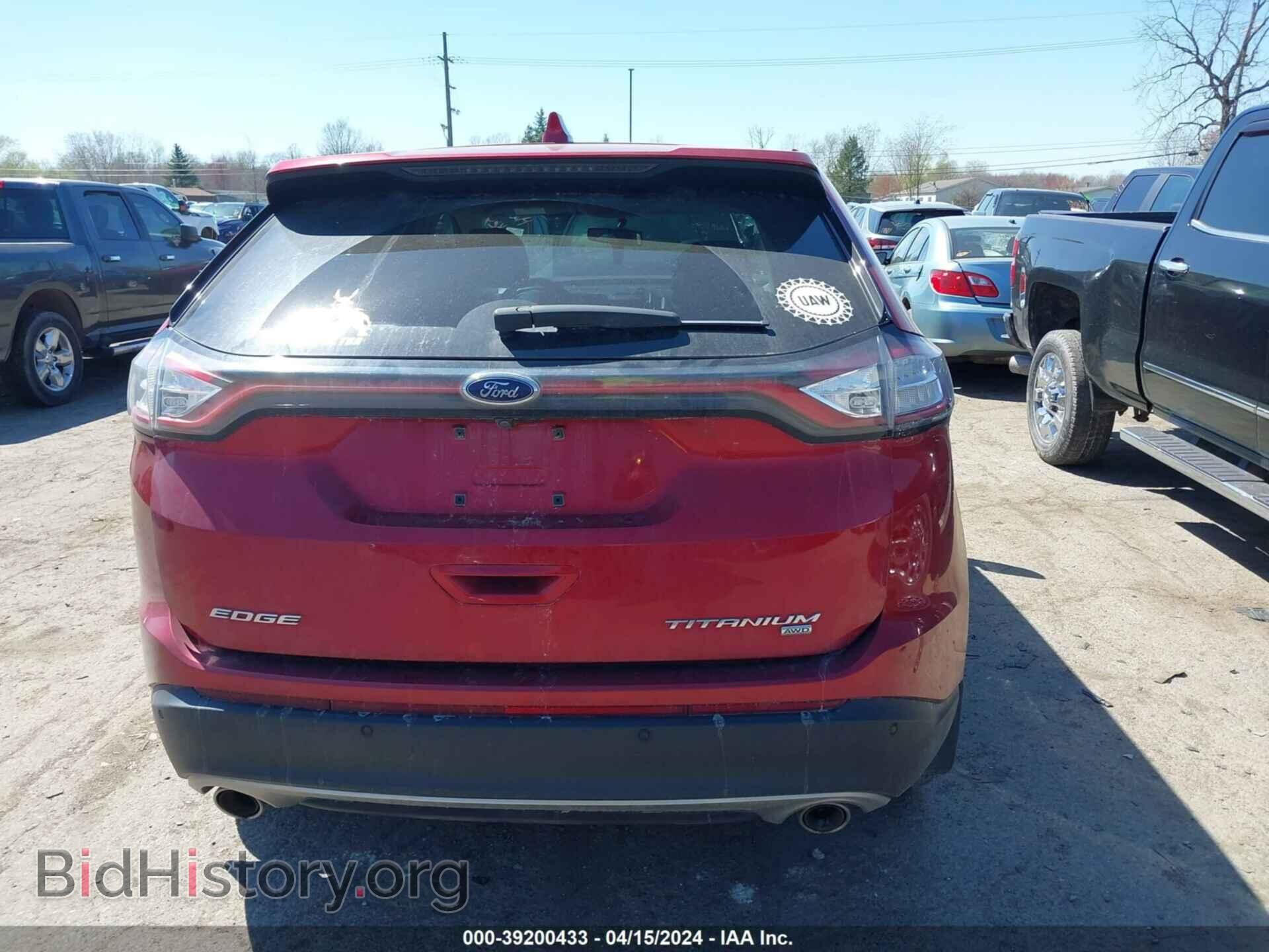 2015 FORD EDGE - VIN: 2FMTK4K86FBC38360 - Photo 16