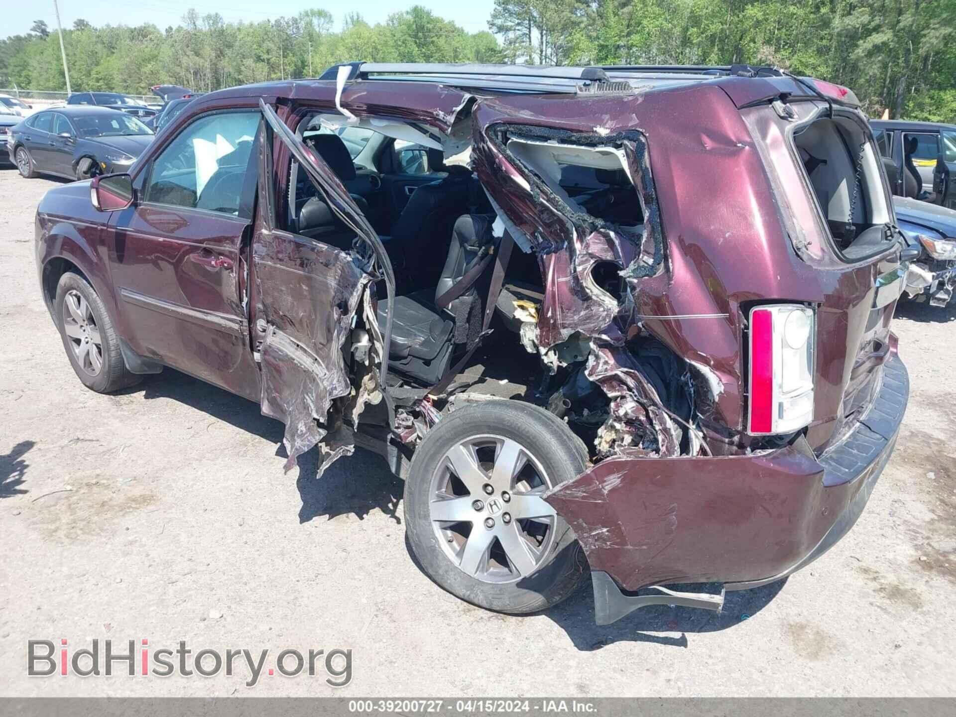 2013 HONDA PILOT - VIN: 5FNYF4H94DB066215 - Фото 3