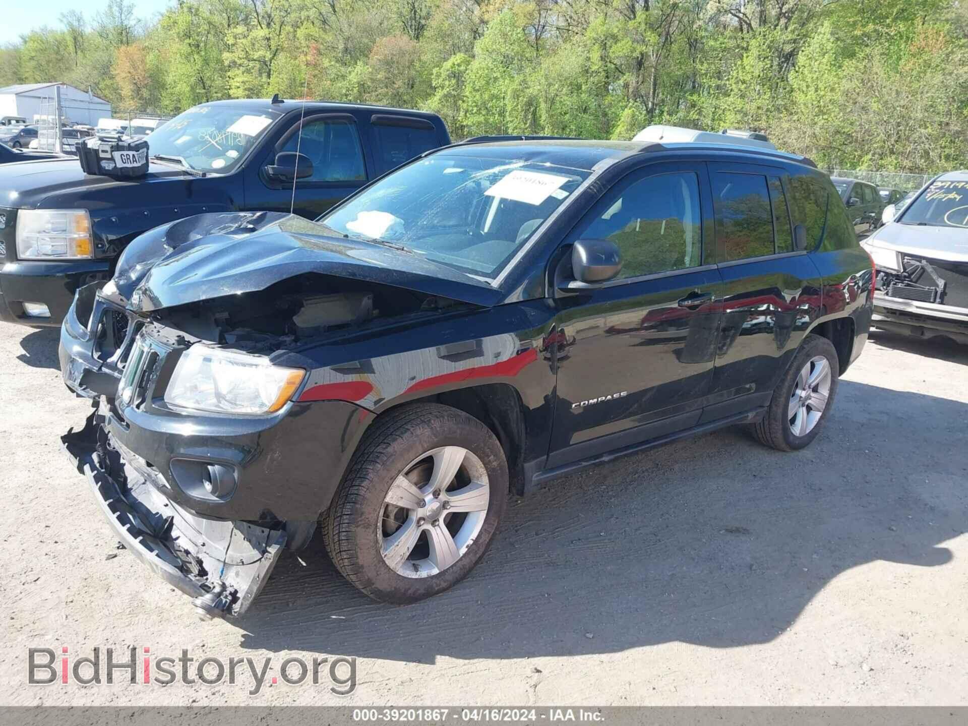 2013 JEEP COMPASS - VIN: 1C4NJCBB0DD283260 - Фото 2