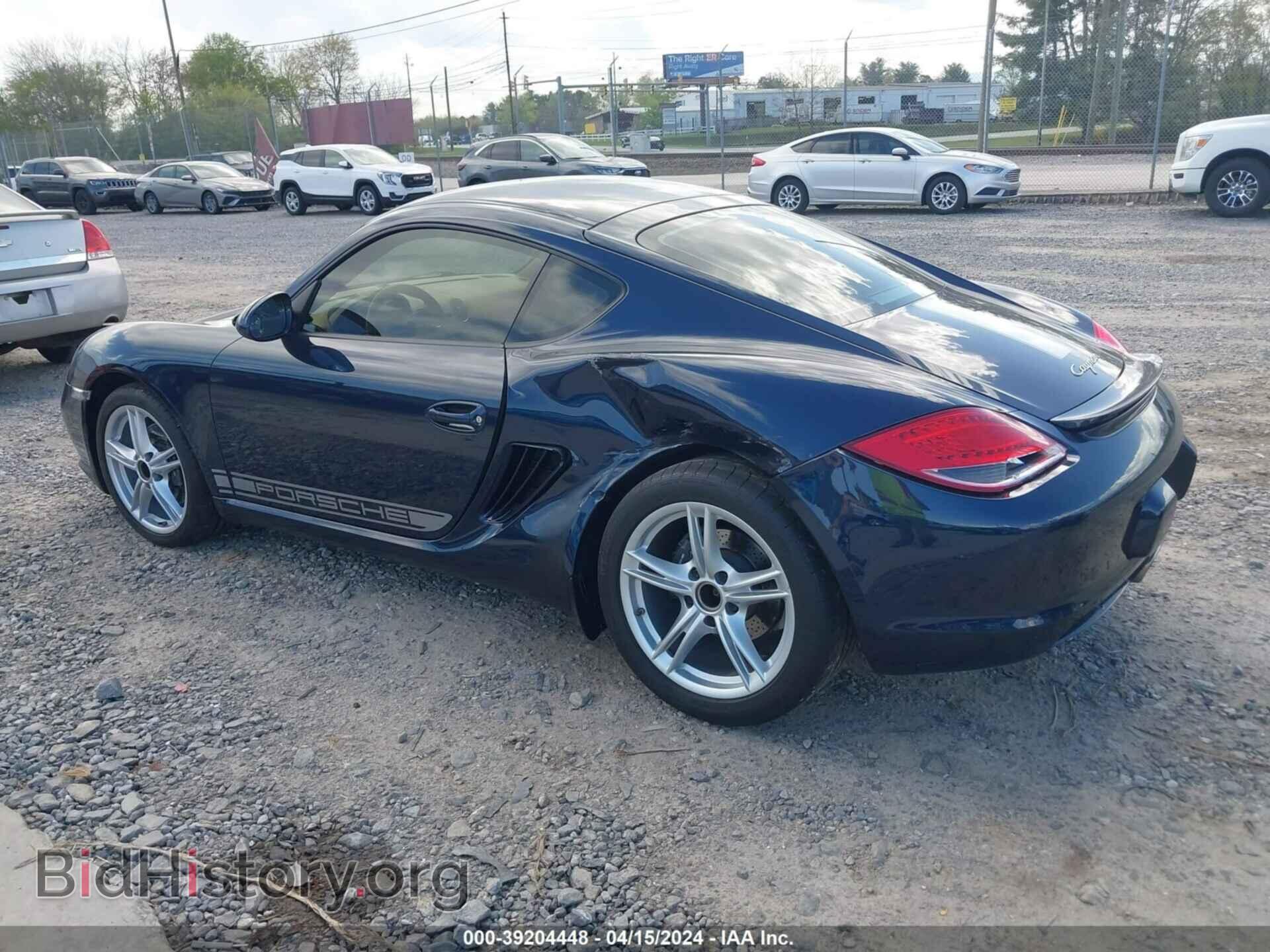 2012 PORSCHE CAYMAN - VIN: WP0AA2A84CS760104 - Фото 3