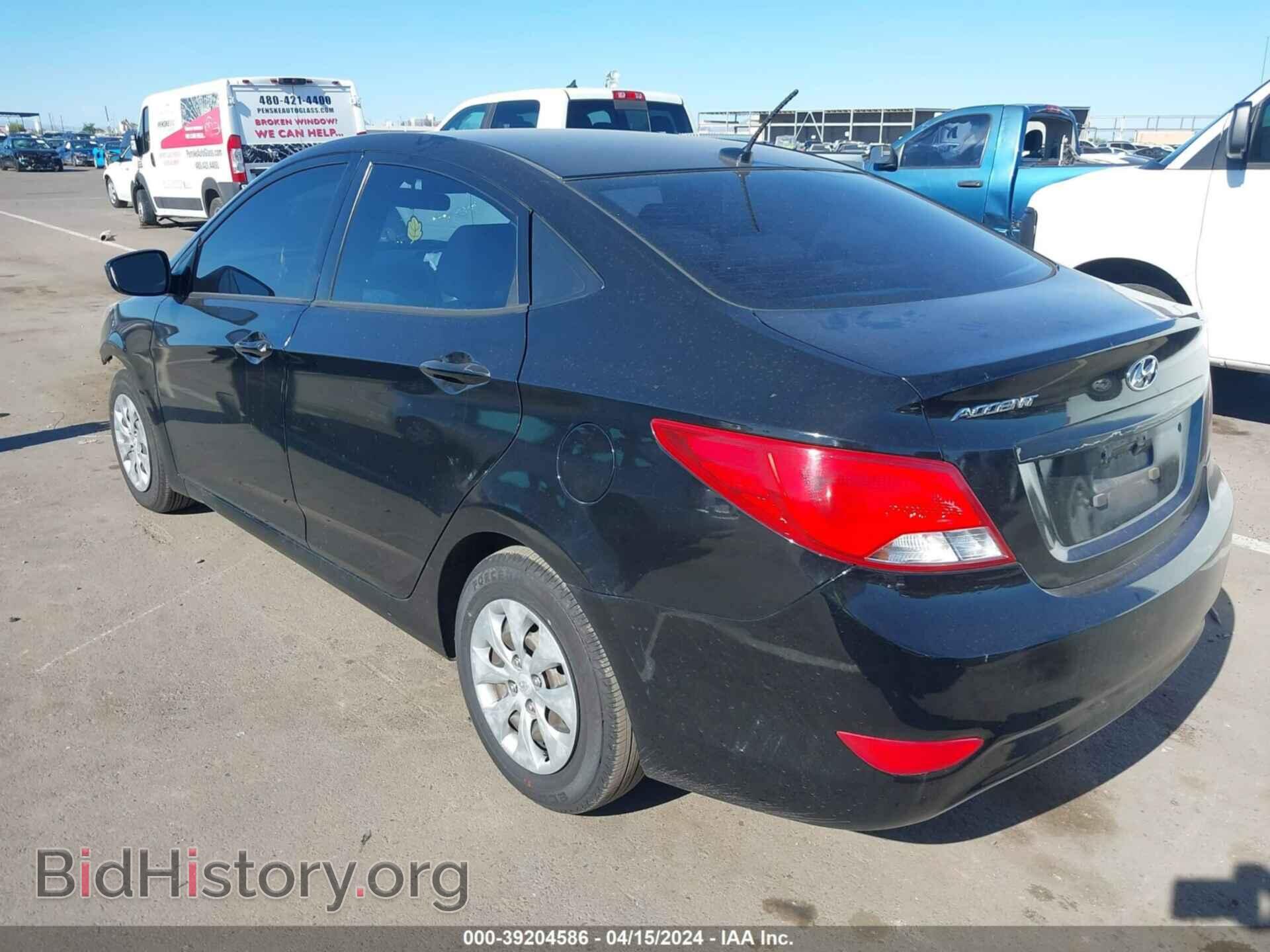 2016 HYUNDAI ACCENT - VIN: KMHCT4AE7GU107681 - Фото 3