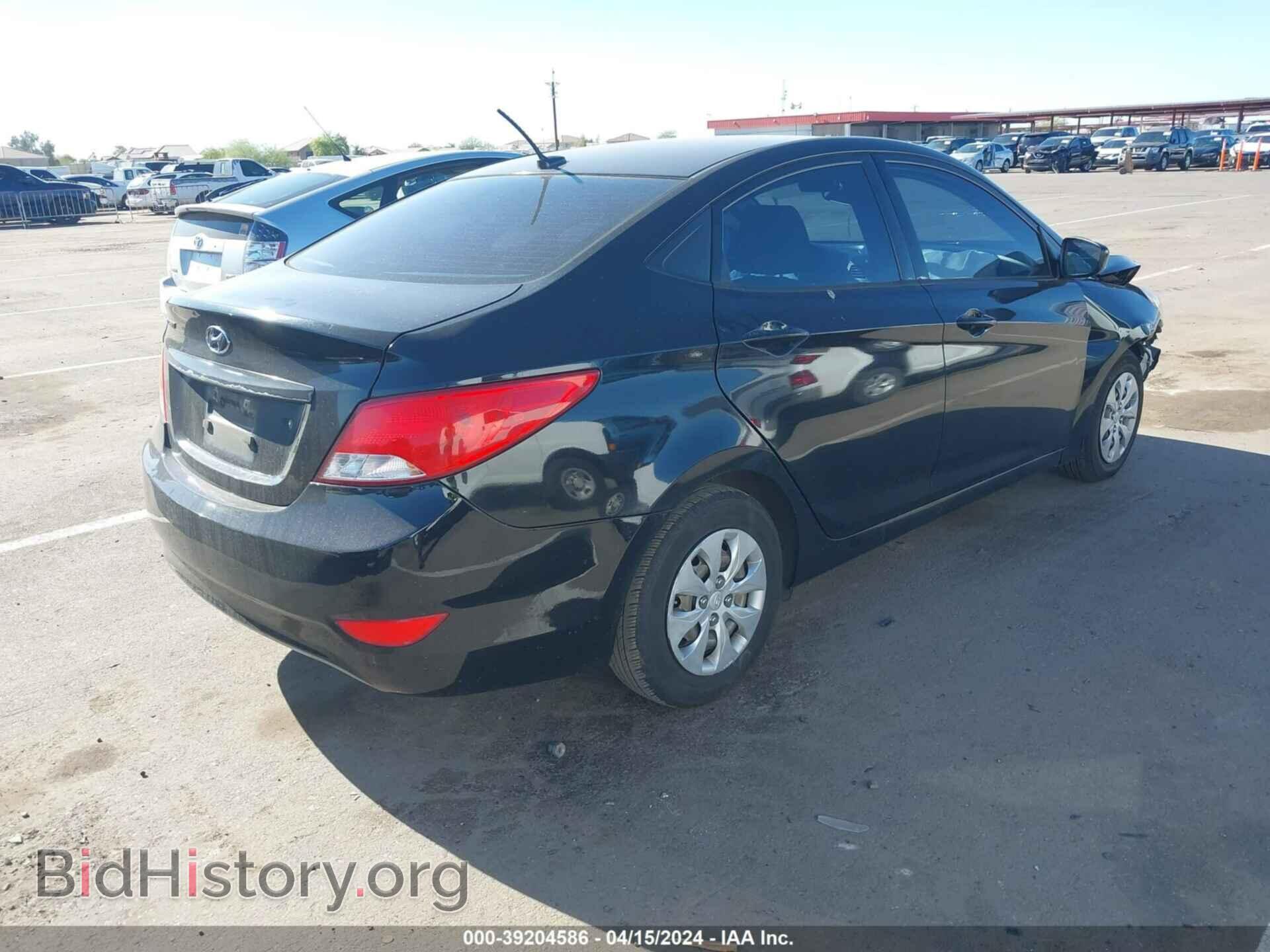 2016 HYUNDAI ACCENT - VIN: KMHCT4AE7GU107681 - Фото 4