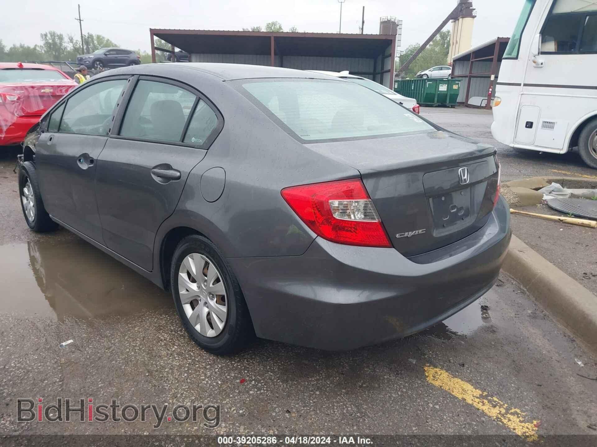 2012 HONDA CIVIC - VIN: 19XFB2F55CE021456 - Фото 3