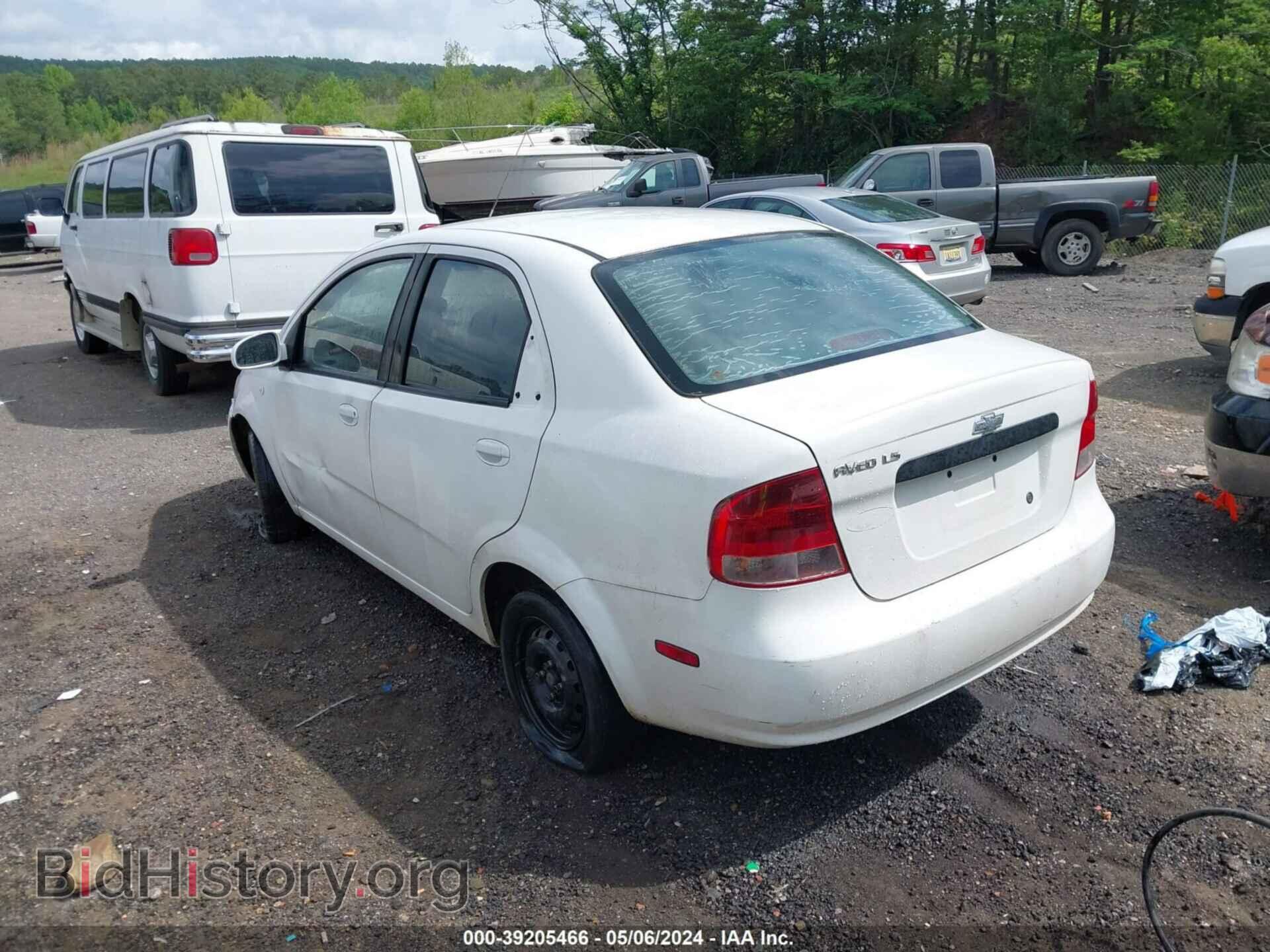 2006 CHEVROLET AVEO - VIN: KL1TD56696B682388 - Фото 3