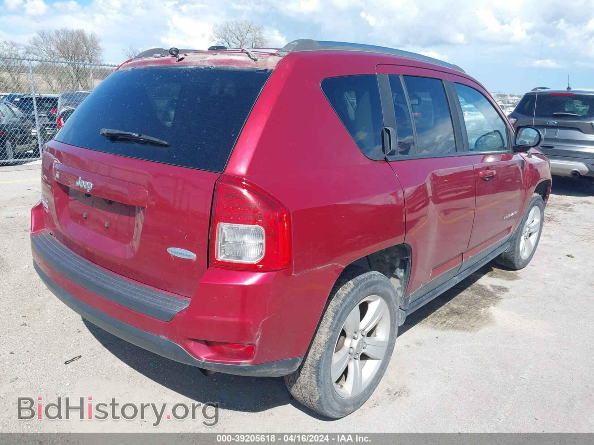 2012 JEEP COMPASS - VIN: 1C4NJDEB3CD662088 - Фото 4