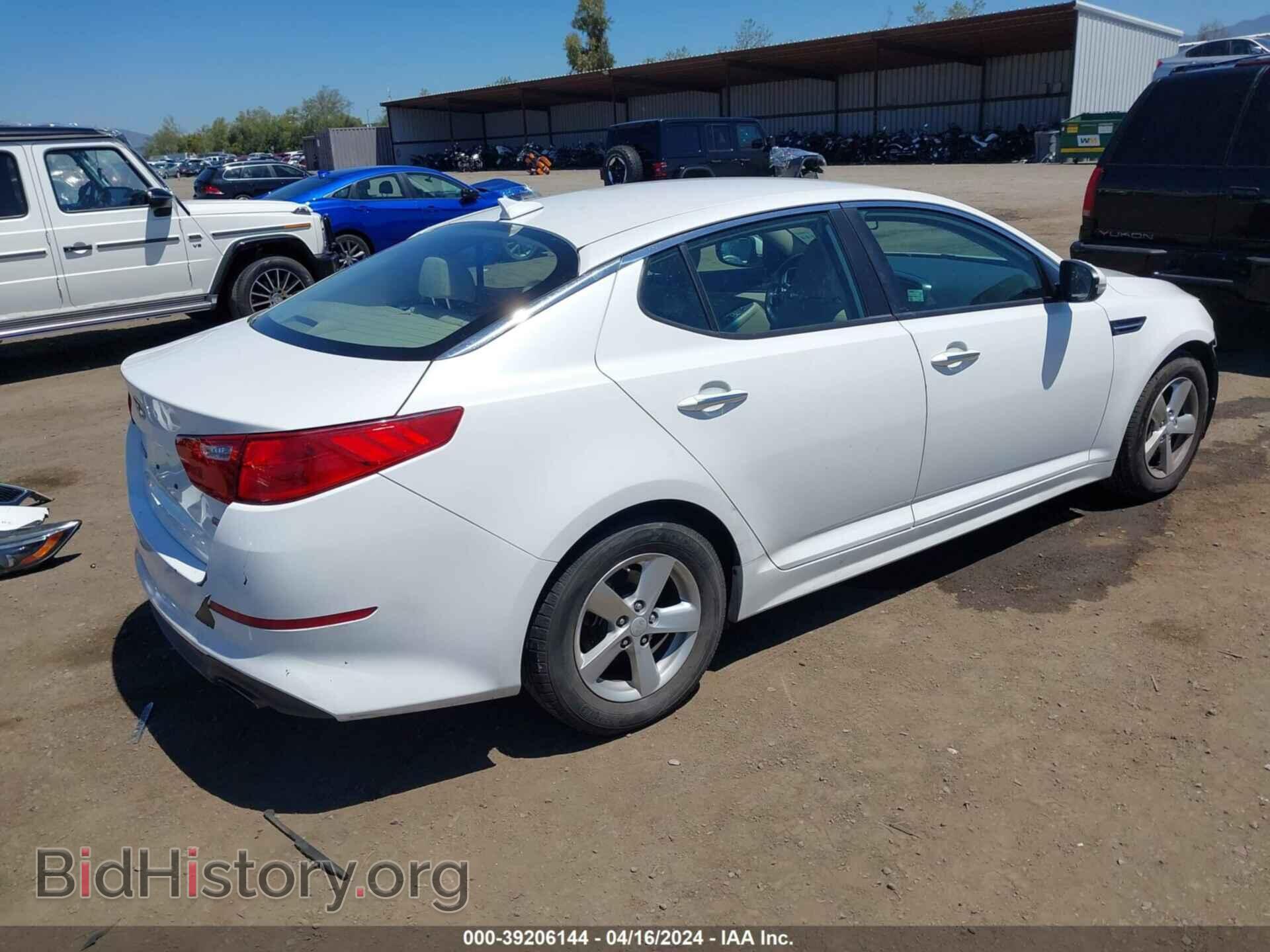 2015 KIA OPTIMA - VIN: KNAGM4A73F5594551 - Фото 4