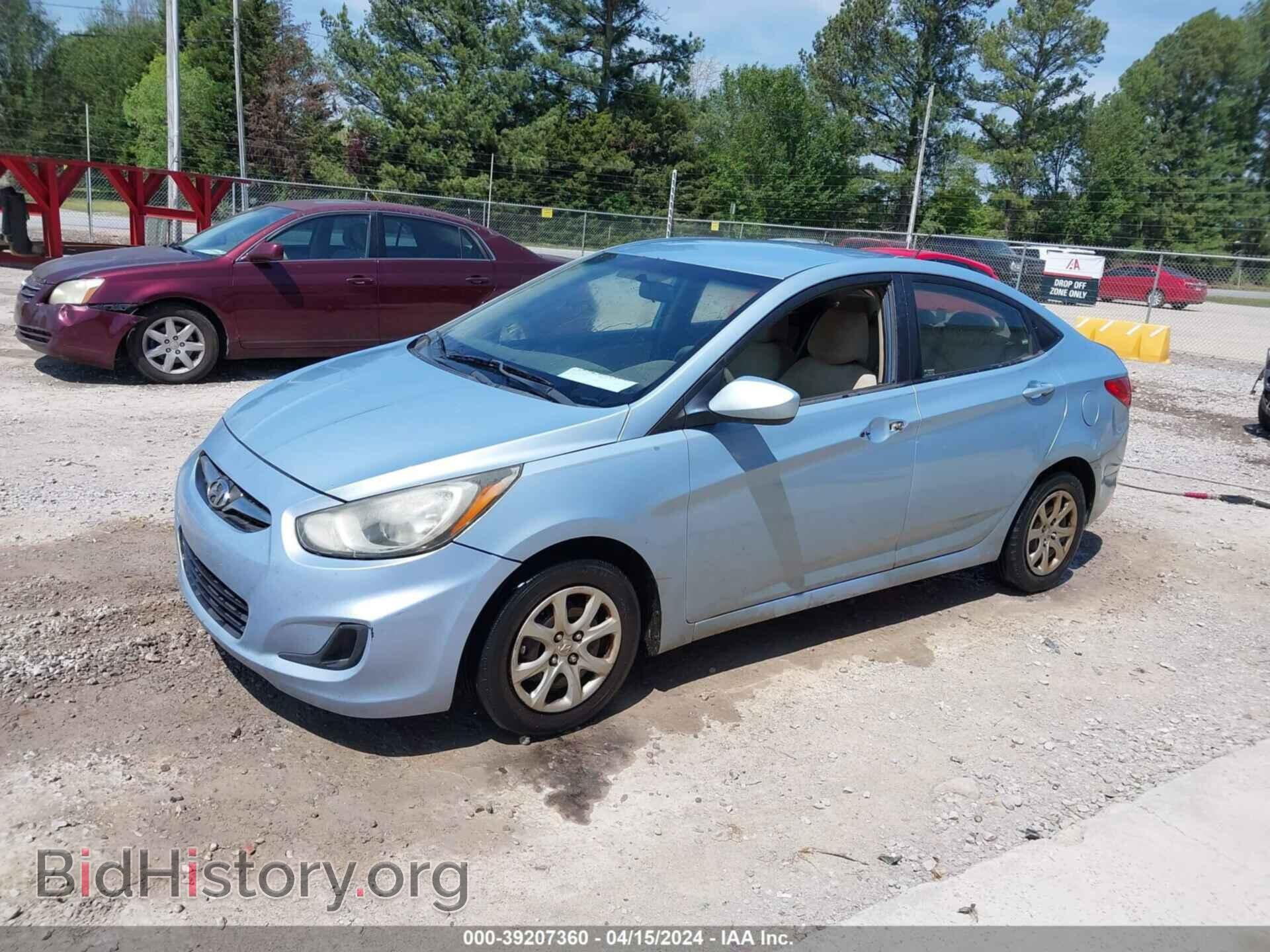 2012 HYUNDAI ACCENT - VIN: KMHCT4AE2CU100163 - Фото 2